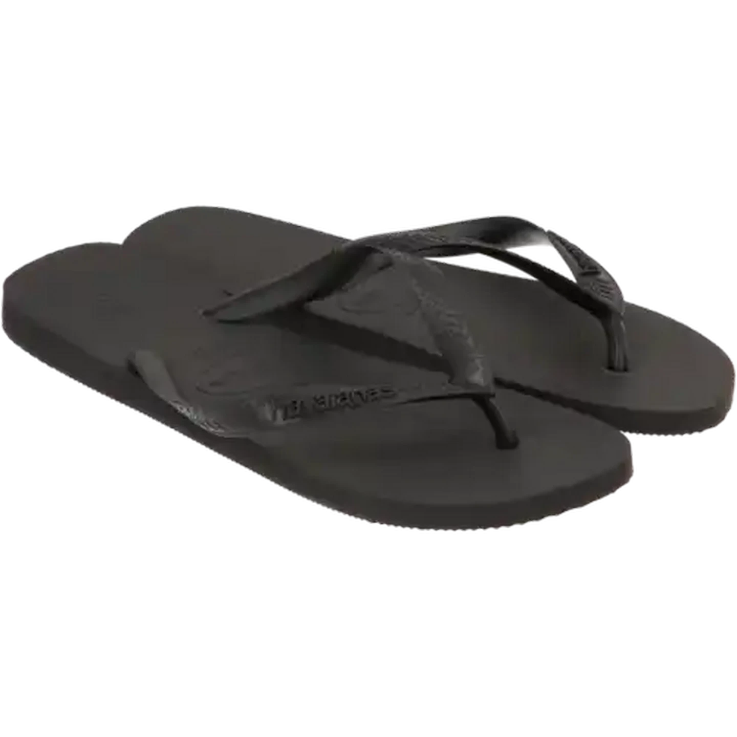 Image of Havaianas Unisex Top Black Sandals 39/40 (Size 6/7)
