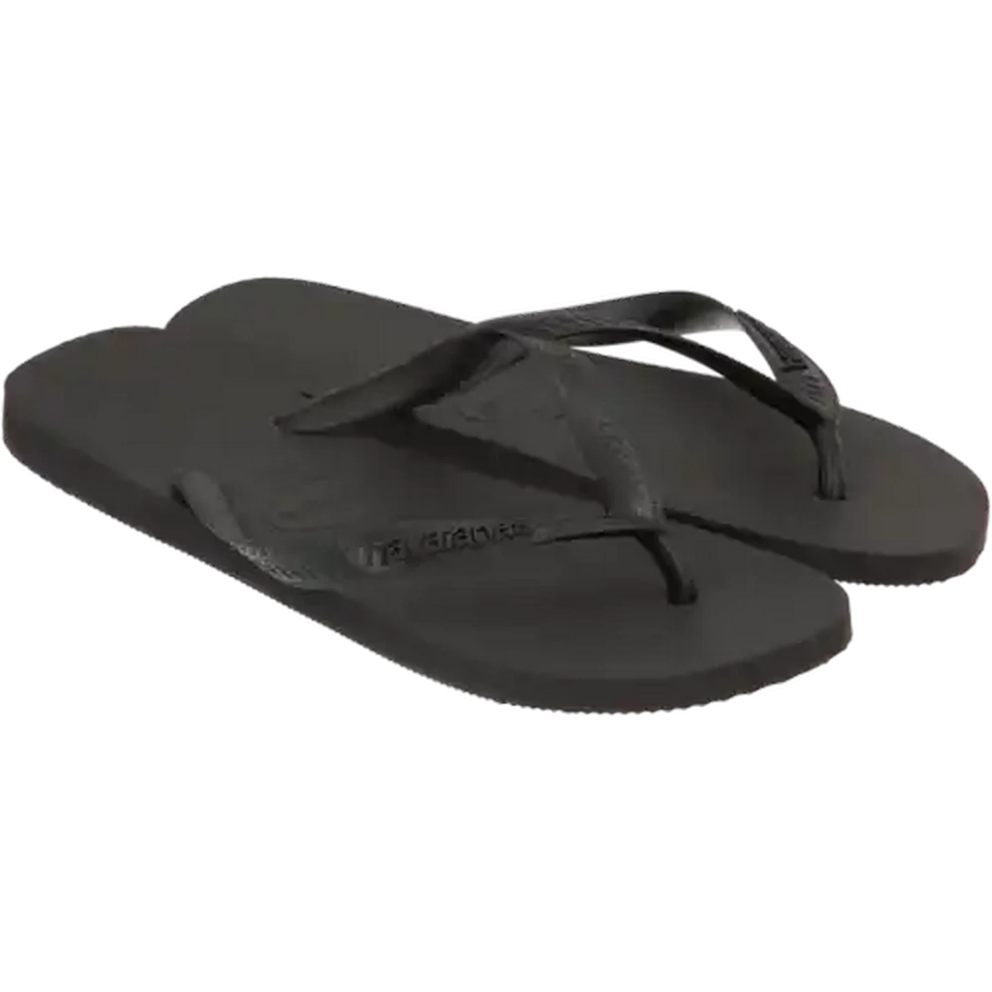 Image of Havaianas Unisex Top Black Sandals 35/36 (Size 3)