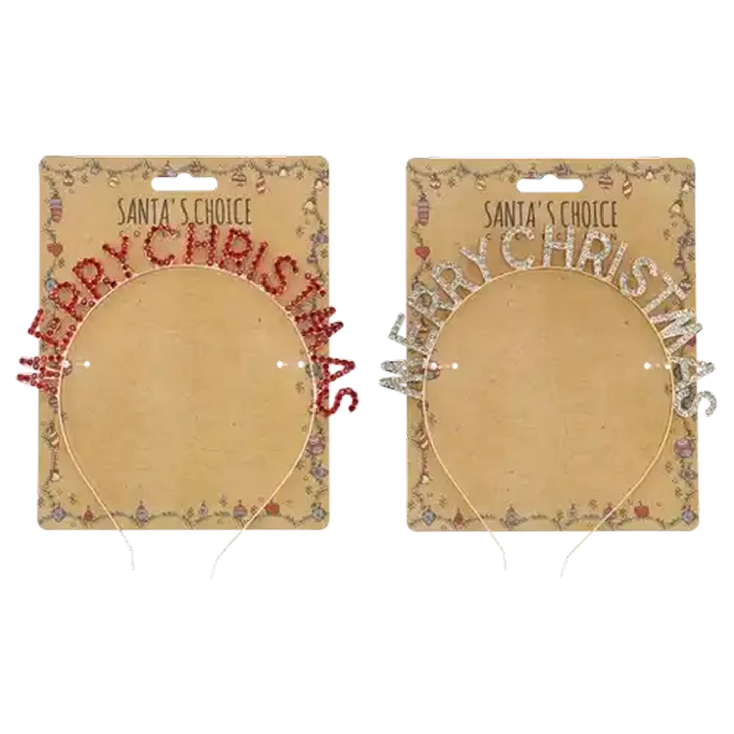 Image of Santa's Choice Merry Christmas Headband Accessory (Colour May Vary)