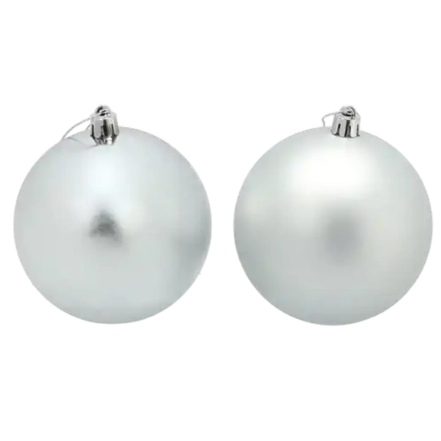 Image of Santa's Choice Silver Bauble 90mm (Type May Vary)