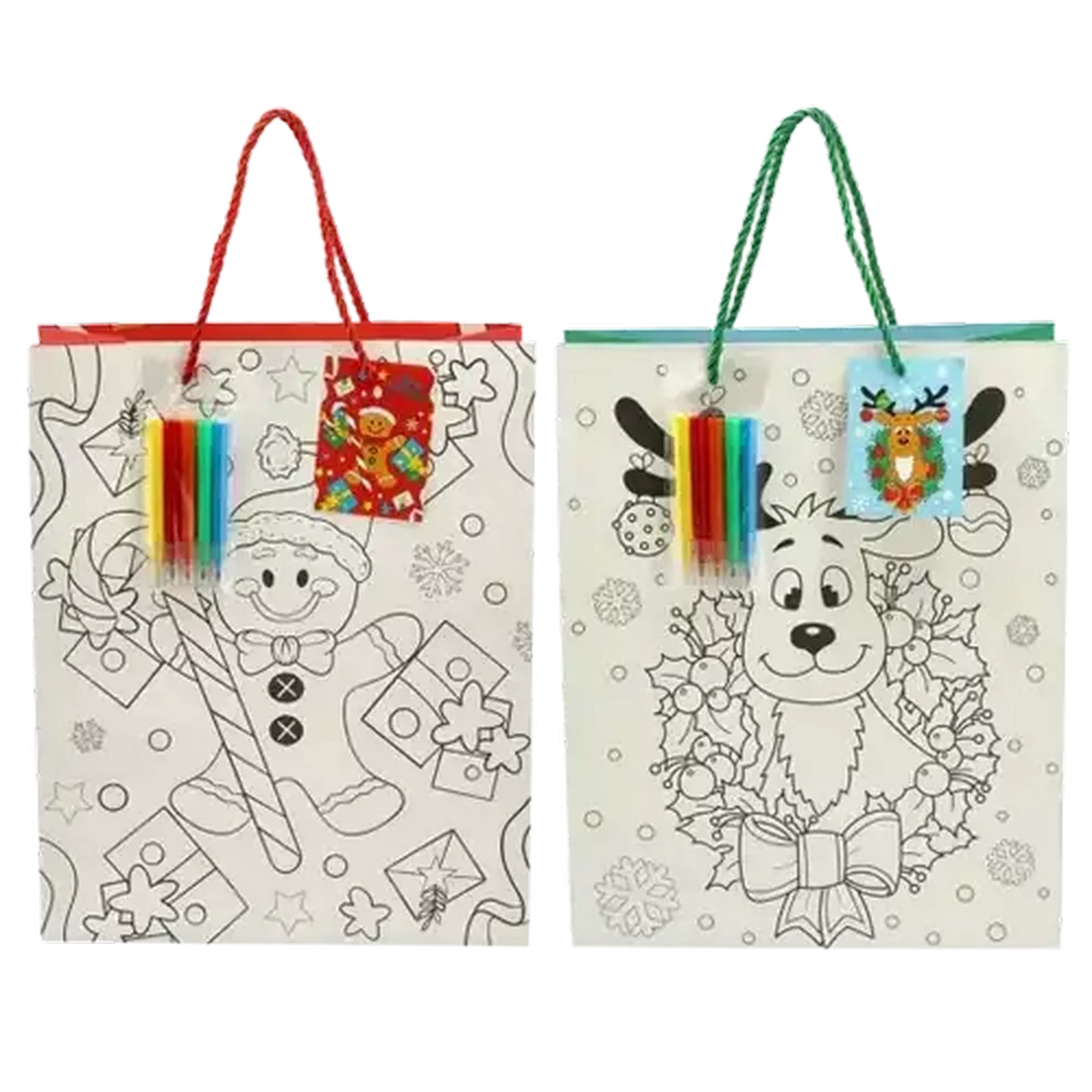 Image of Christmas Large DIY Gift Bag (Design May Vary)