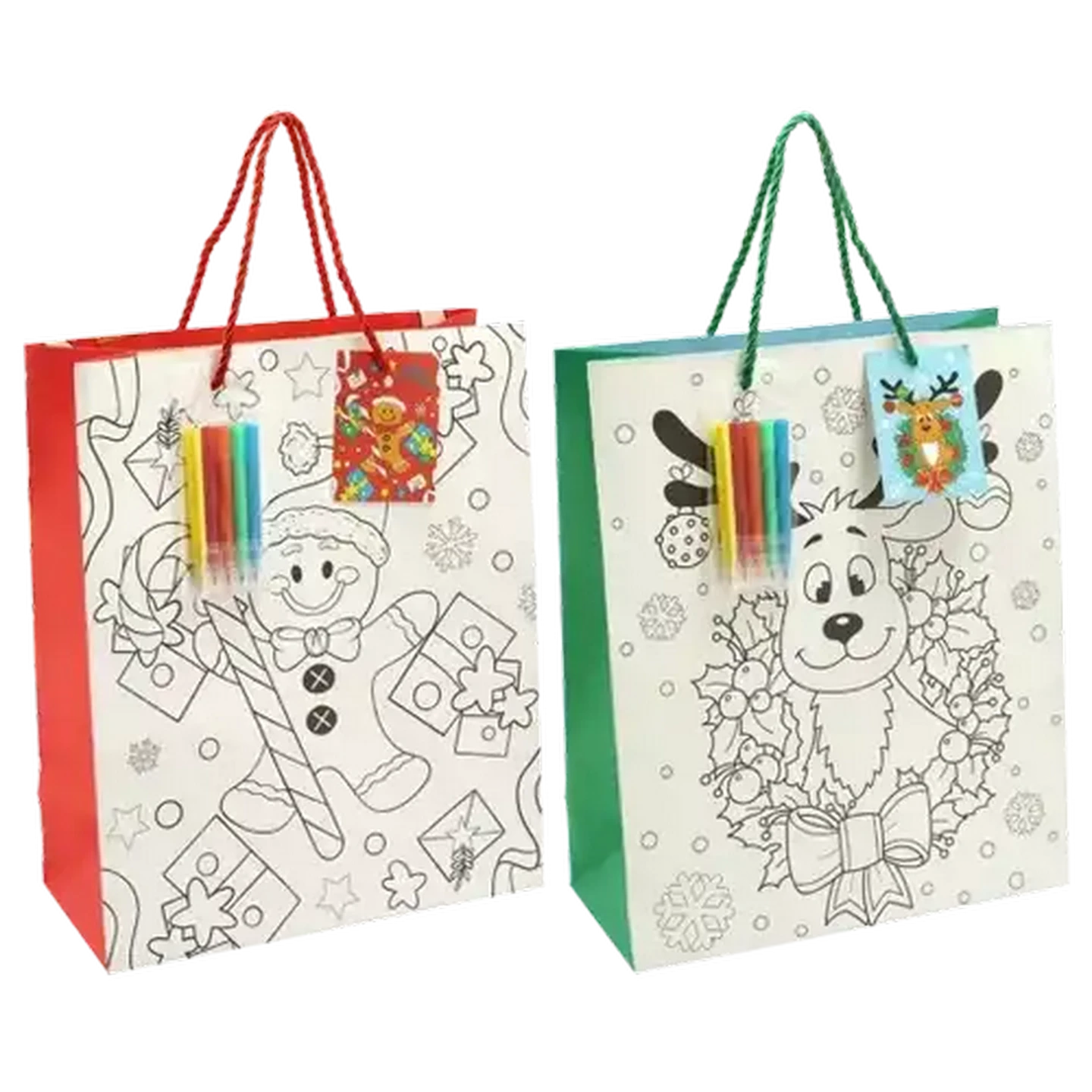 Image of Christmas Large DIY Gift Bag (Design May Vary)
