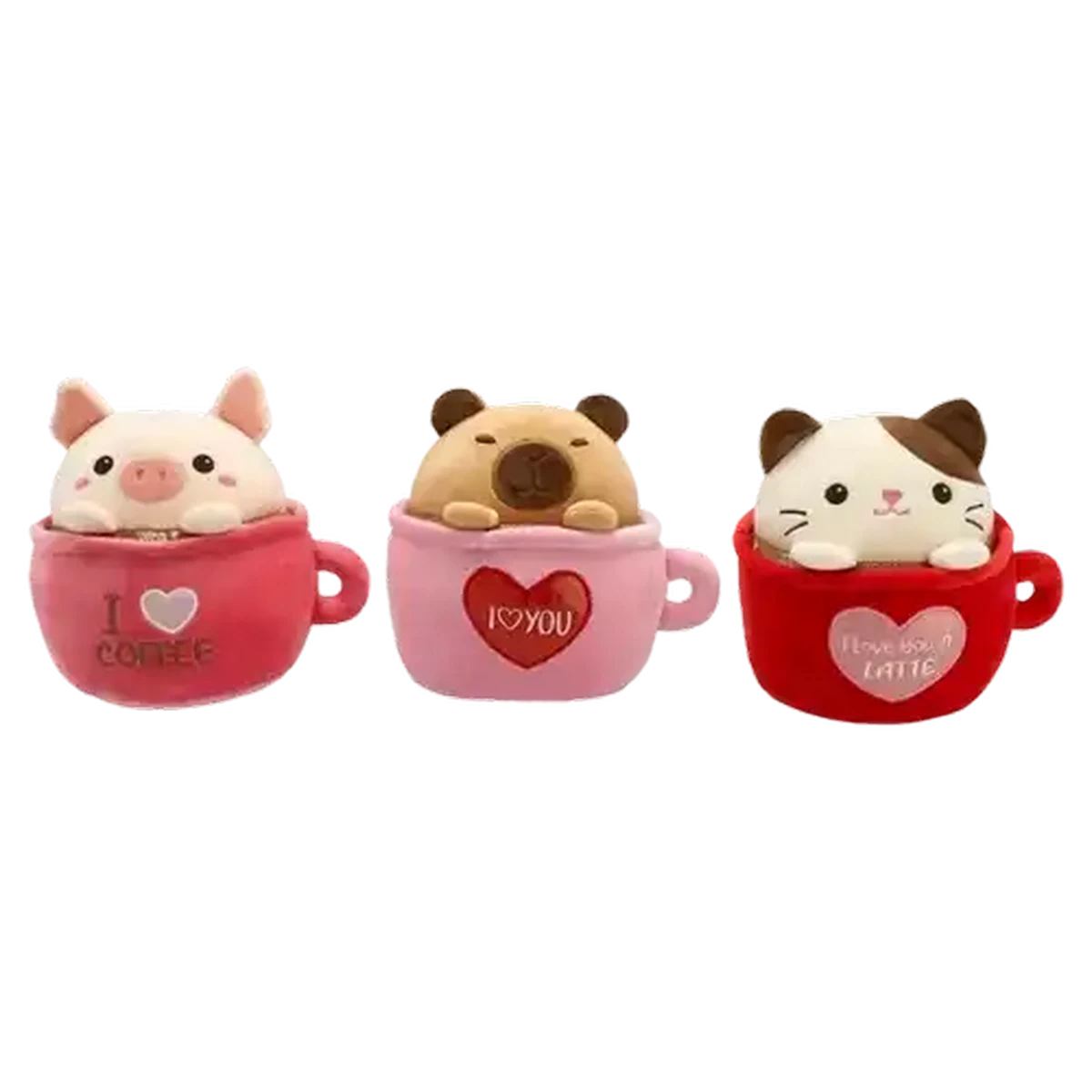 ちびくまcocolilou toybear 【お取置き中】布花 ビオラとすみれ Checkers Sixty60 | Animal Plush Coffee Cup (Design May Vary)