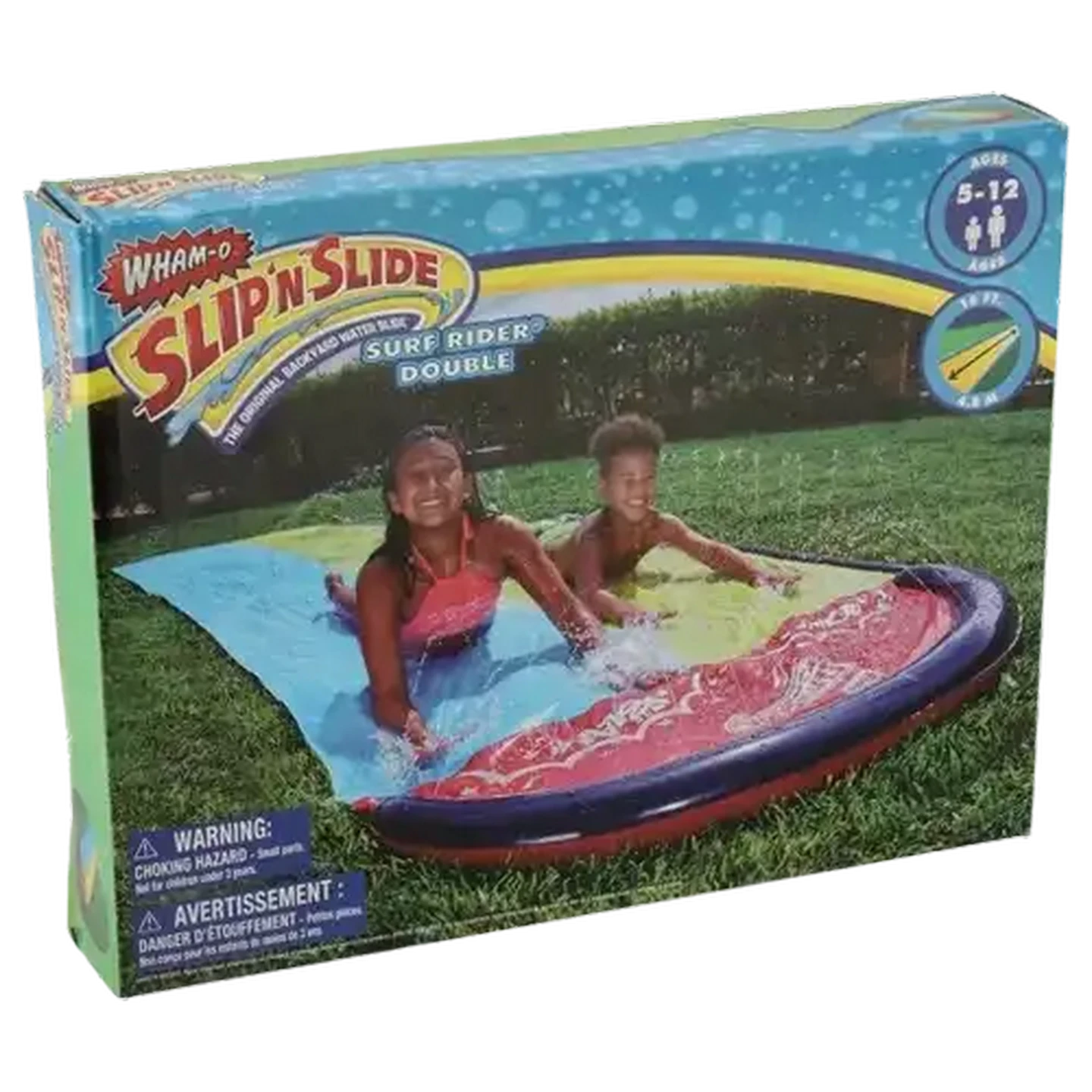 Image of Wham-O Slip 'N Slide Surf Rider Double Water Slide 5.5m
