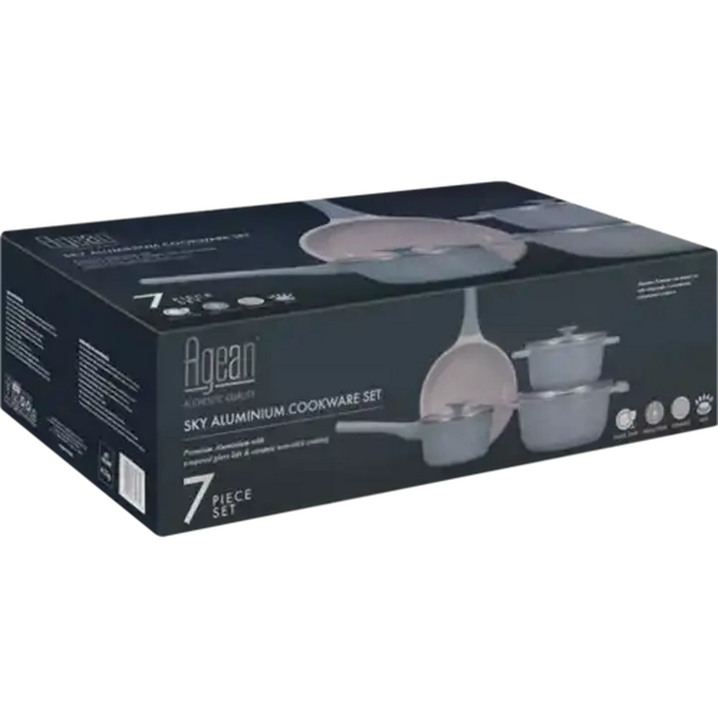 Checkers Sixty60 | Agean Sky Aluminium Cookware Set 7-Piece