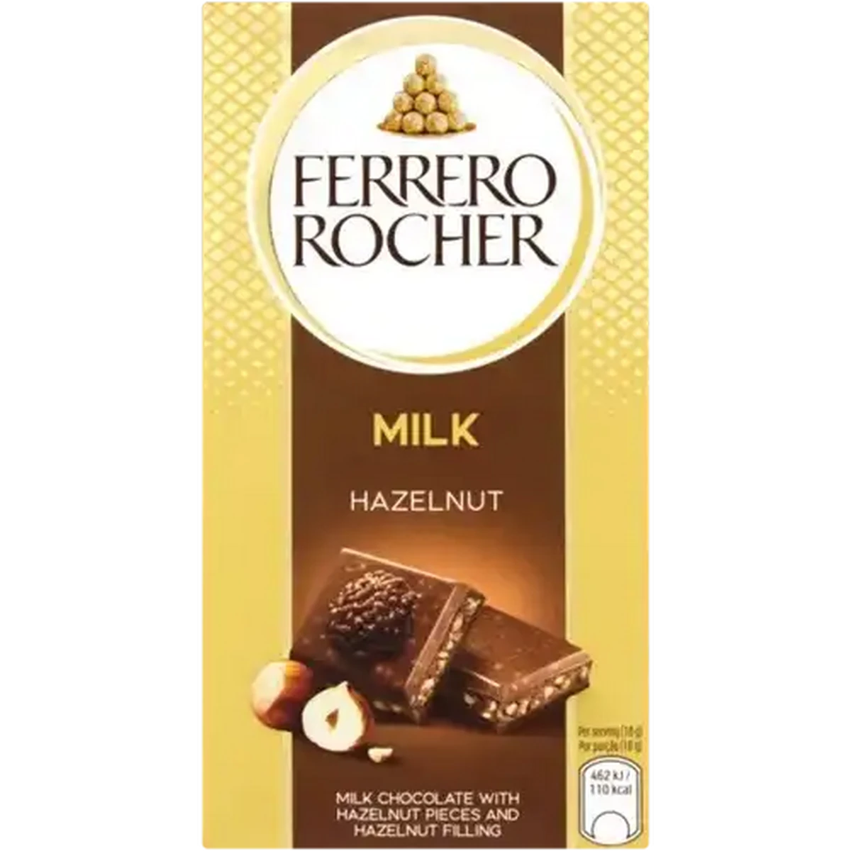 Checkers Sixty60 | Ferrero Rocher Hazelnut Milk Chocolate Slab 90g