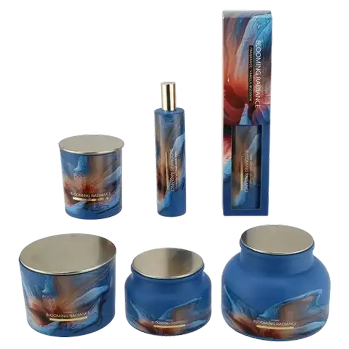 Checkers Sixty60 | Vanilla Blossom Glass Candle with Lid 9x8cm