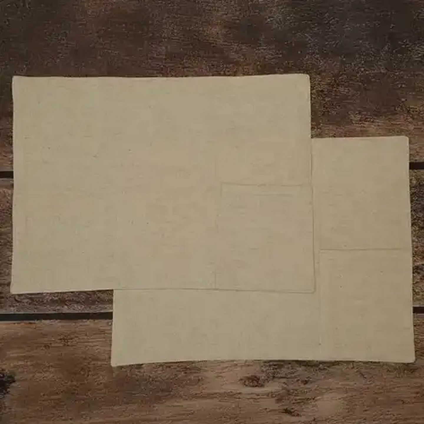 Image of Forage And Feast Savor Stone Double Layered Placemat with Pocket 2-Pack 33 x 45cm