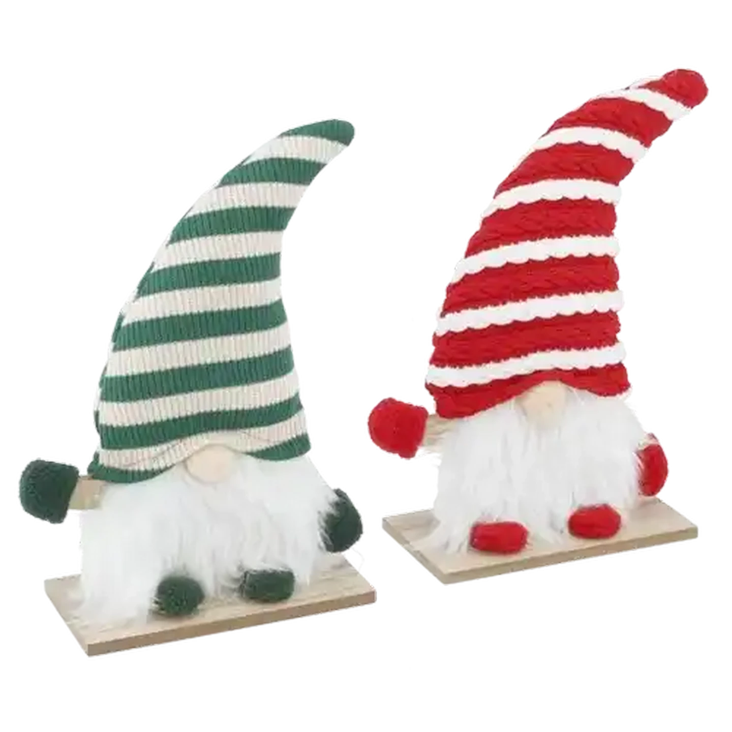 Image of Santa's Choice Wooden Tabletop Decoration 22cm (Colour May Vary)