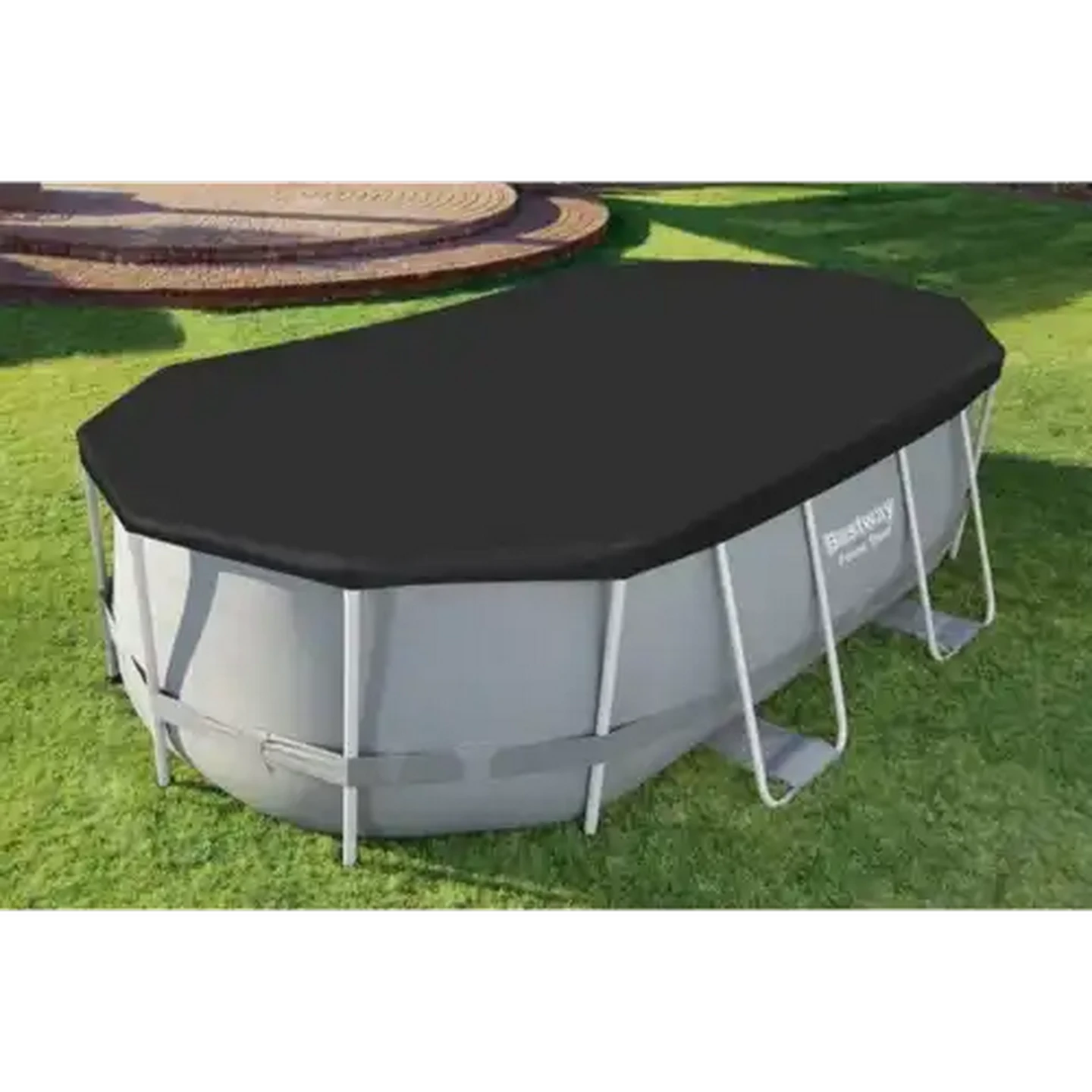 Image of Bestway Oval Pool Cover 427x230cm (Pool Not Included)