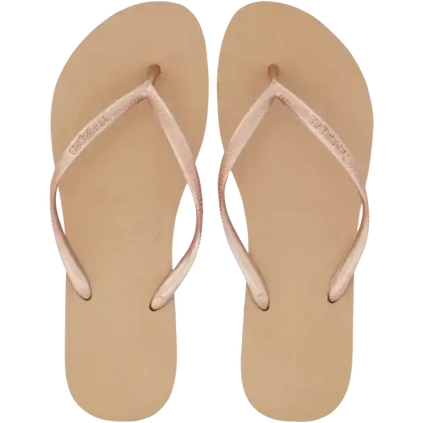 Image of Havaianas Ladies Slim Rose Gold Sandals 37/38 (Size 4/5)