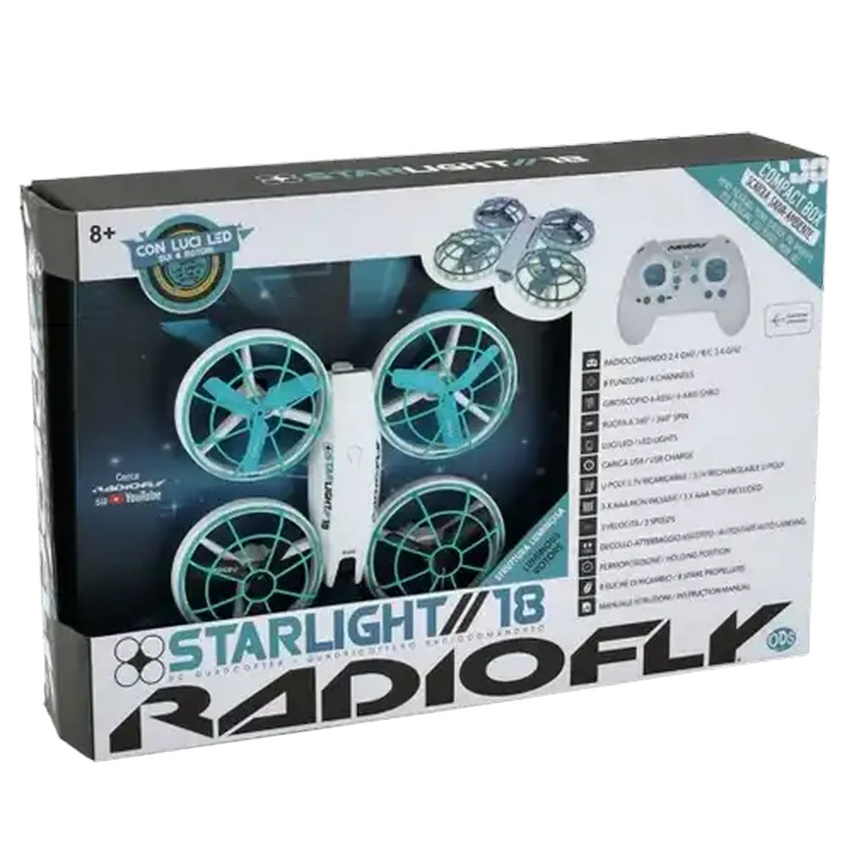 Checkers Sixty60 | Radiofly Starlight Remote Control Quadcopter Drone