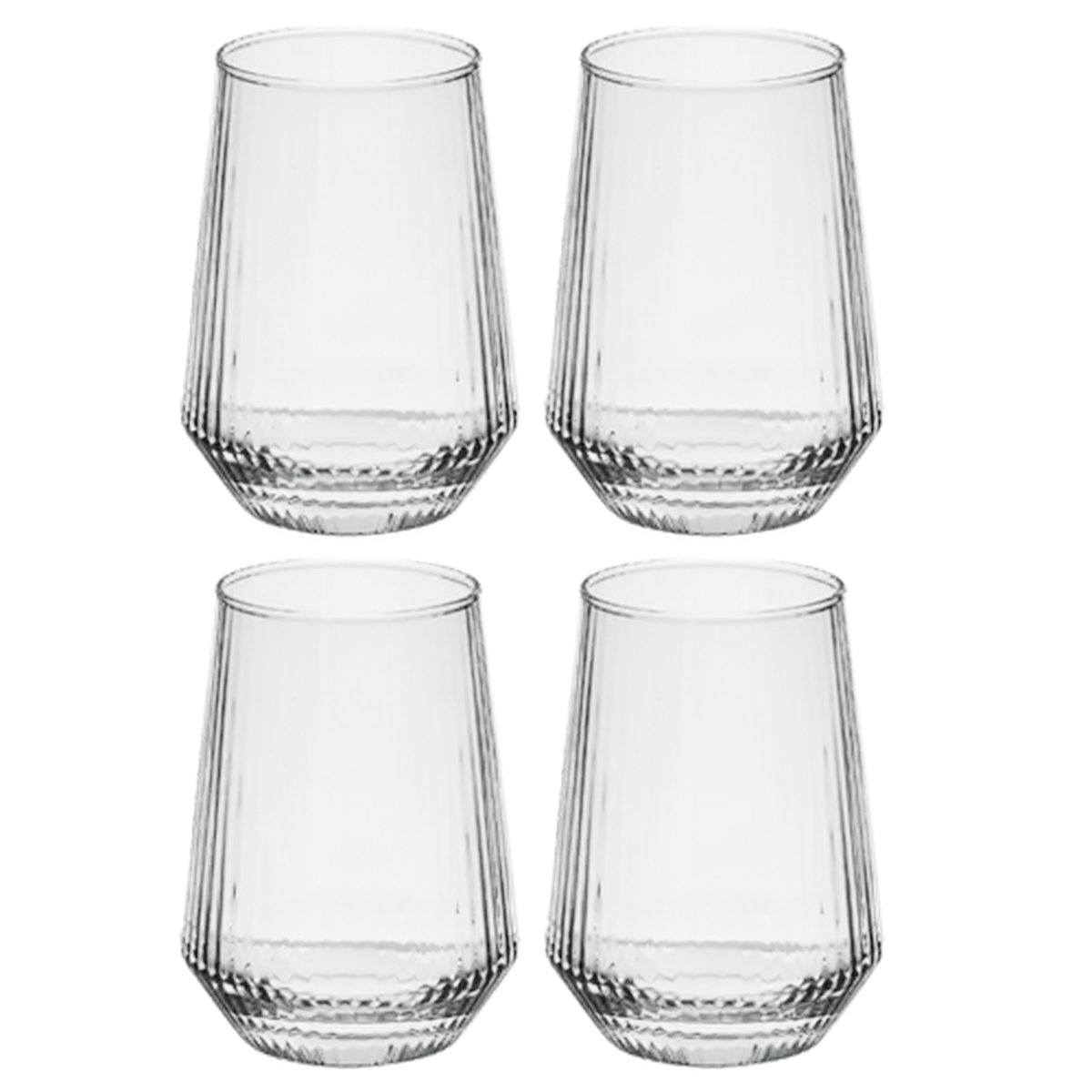 Shoprite ZA | Ava Hi Ball Glass 4 Piece 390ml