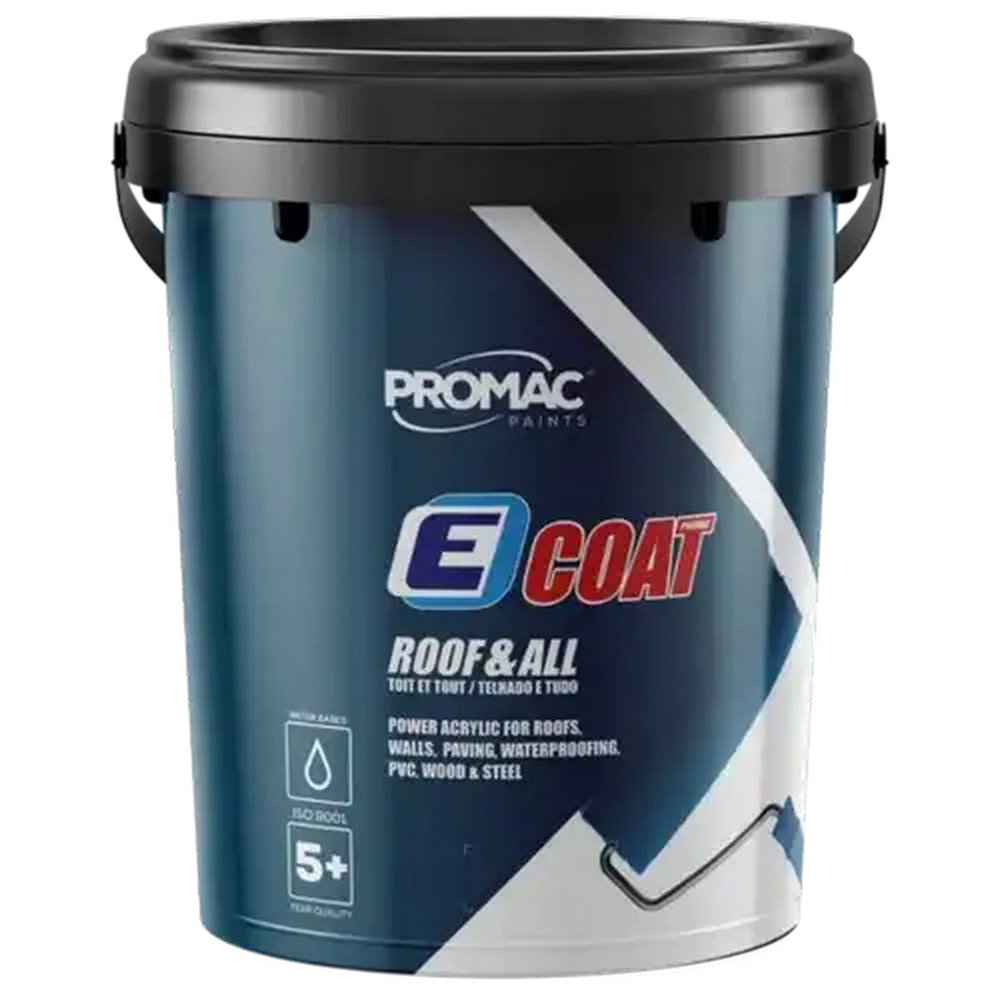 Image of Promac Paints ECoat Roof & All Burgundy Paint 20L