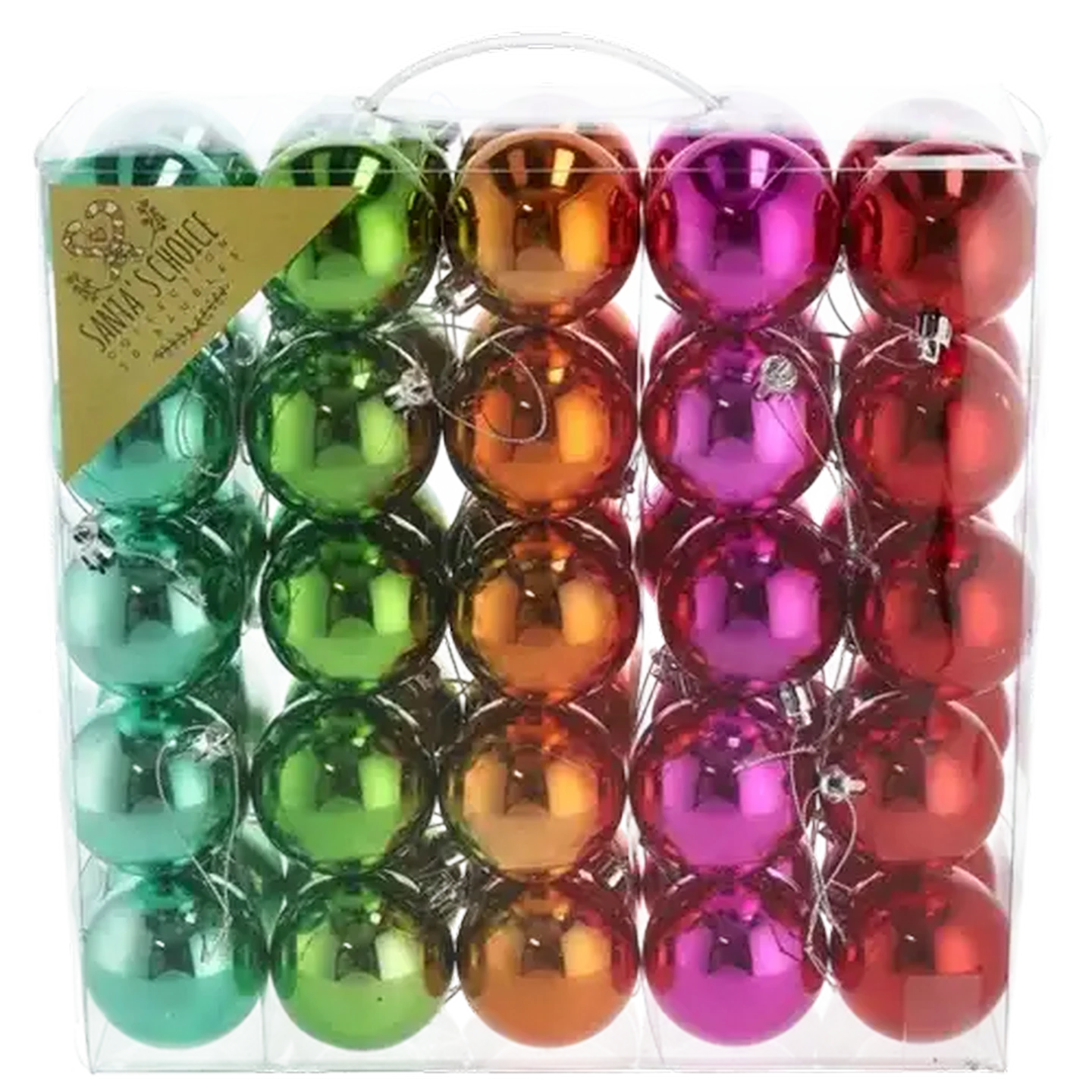 Image of Santa's Choice Christmas Baubles 60mm 50 Piece