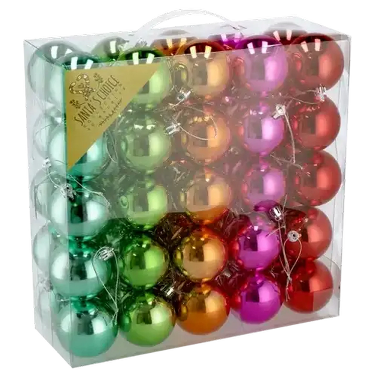 Image of Santa's Choice Christmas Baubles 60mm 50 Piece
