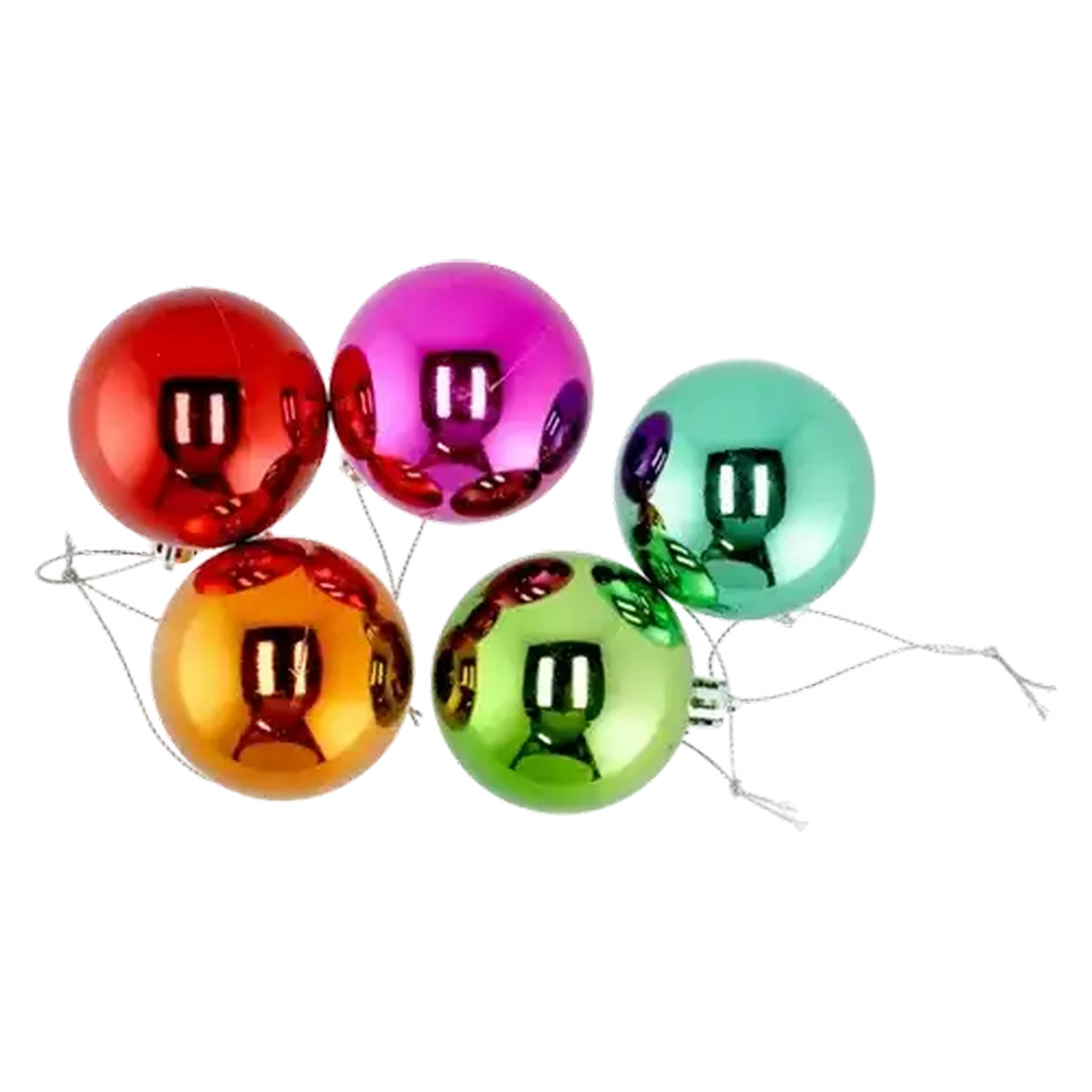 Image of Santa's Choice Christmas Baubles 60mm 50 Piece