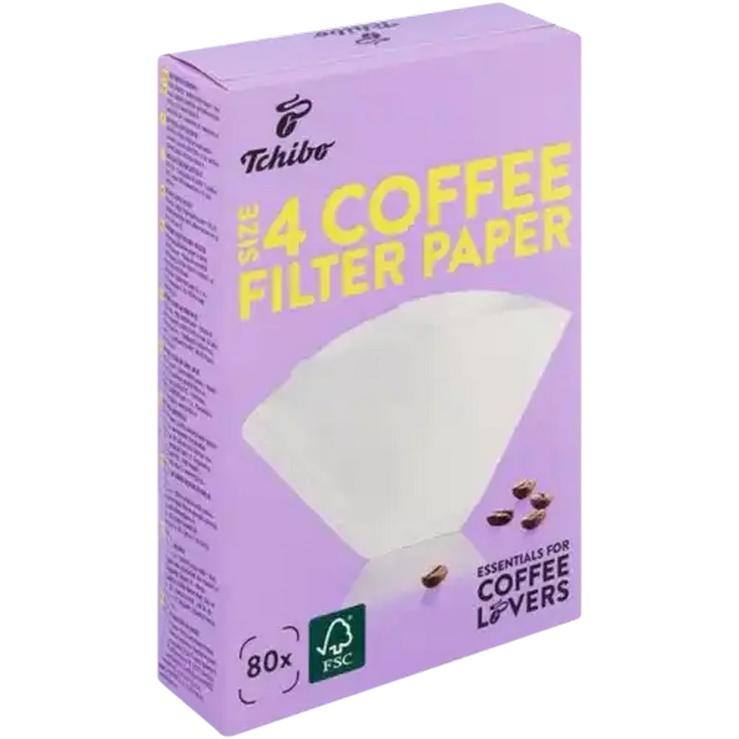 Image of Tchibo Size 4 Coffee Filter Paper 80 Pack