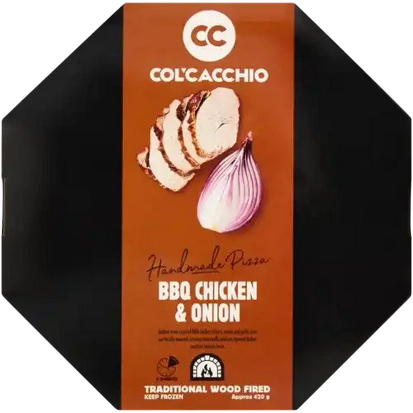 Image of Col’Cacchio Frozen BBQ Chicken & Onion Pizza