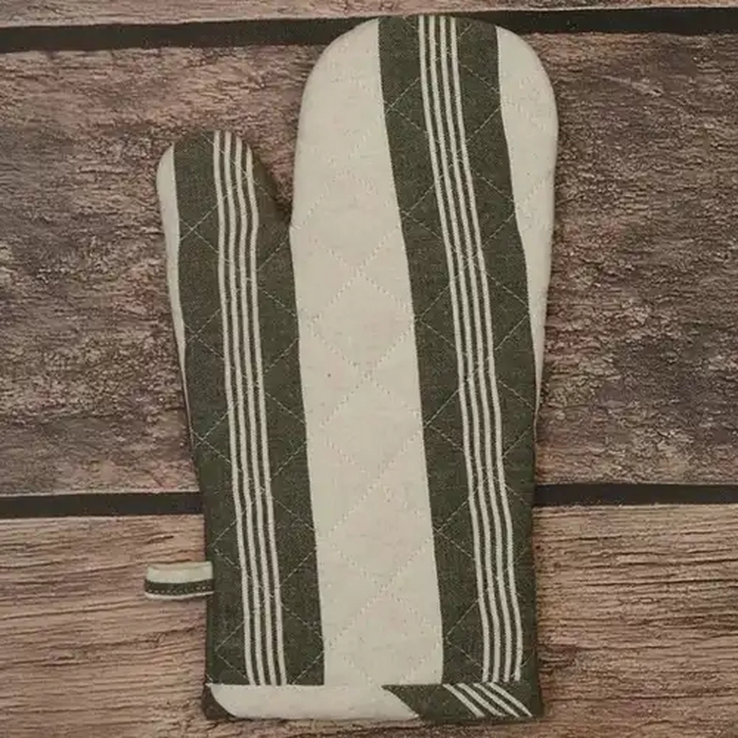 Image of Forage And Feast Green Savor Kitchen Oven Glove 16 x 32cm