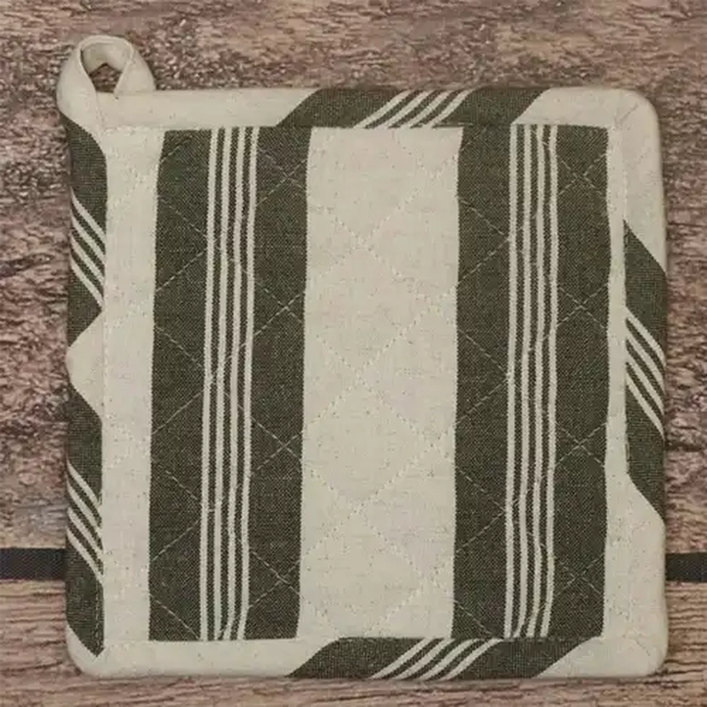 Image of Forage And Feast Green Savor Kitchen Pot Holder 20 x 20cm