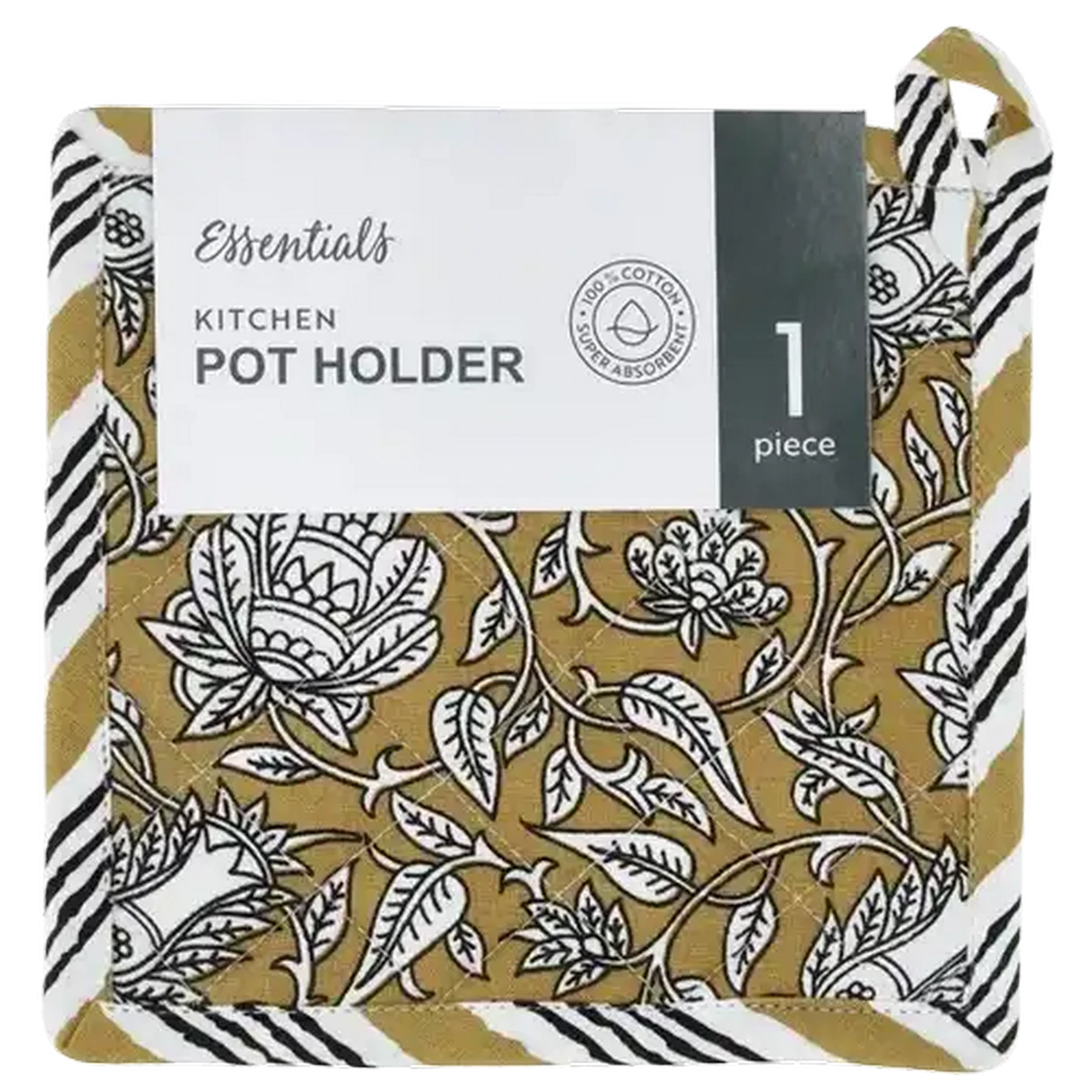 Image of Essentials Mustard Mayfair Pot Holder 20 x 20cm