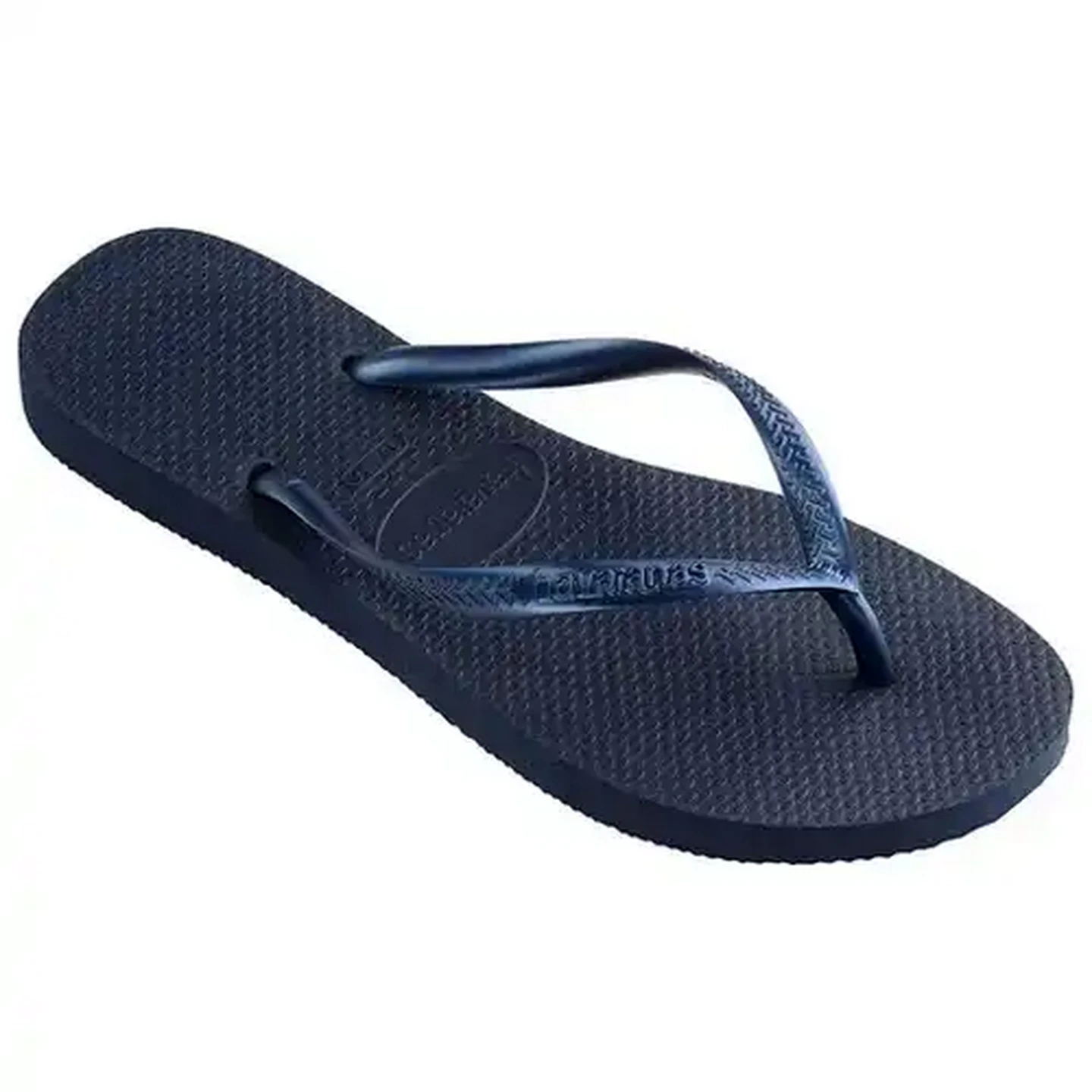 Image of Havaianas Ladies Slim Navy Blue Sandals 41/42 (Size 8)