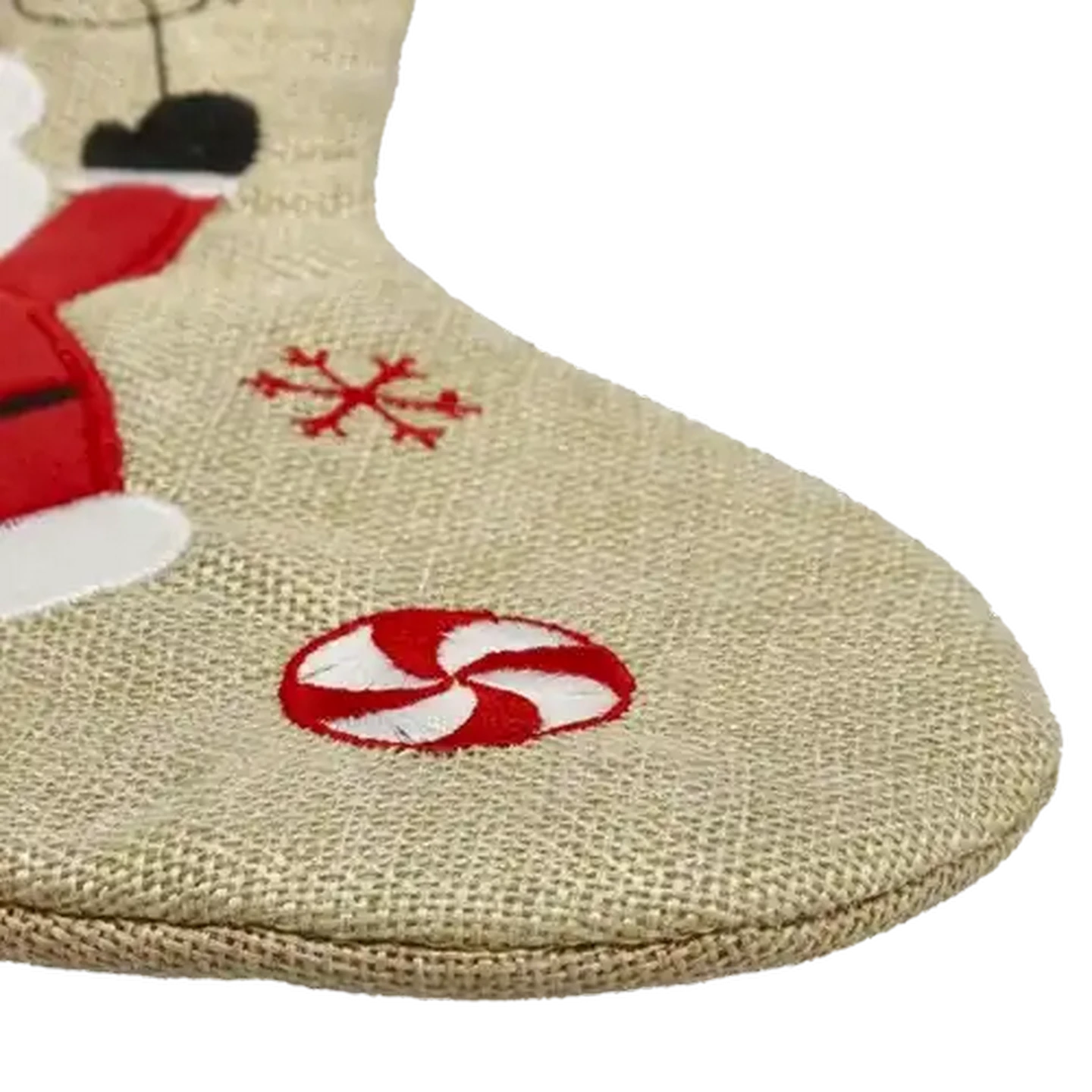 Image of Hessian Christmas Stocking 40cm (Design May Vary)