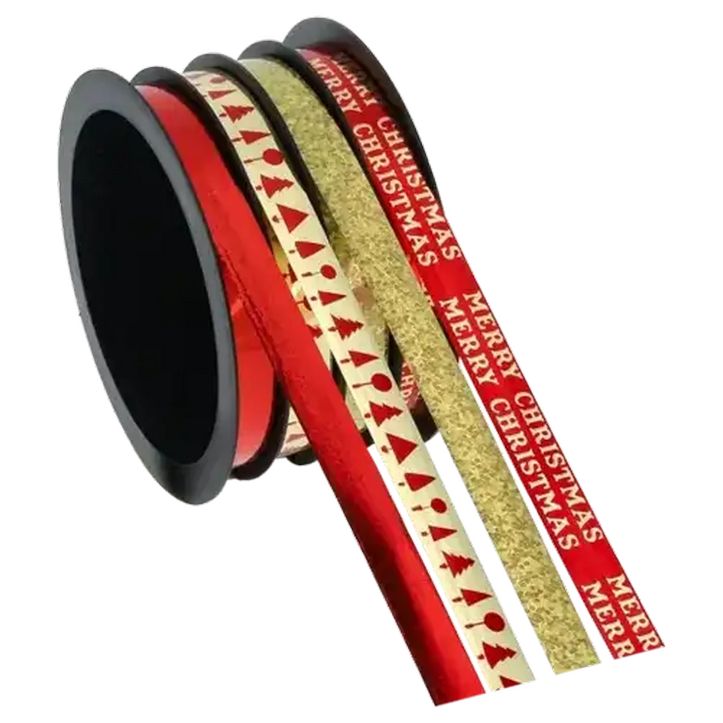 Image of North Pole Curling Christmas Ribbon 4m (Colour May Vary)