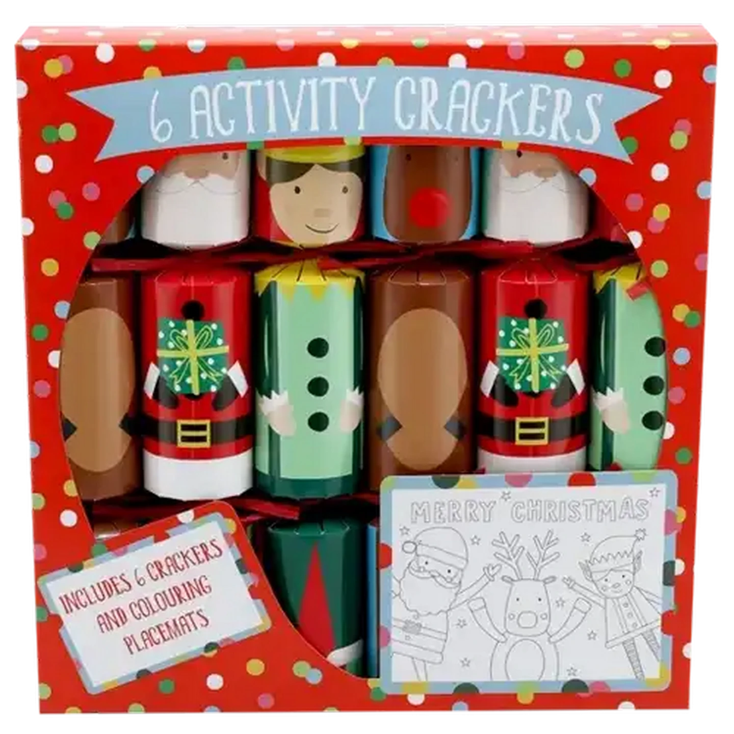 Image of Christmas Kids Activity Crackers 6 Piece