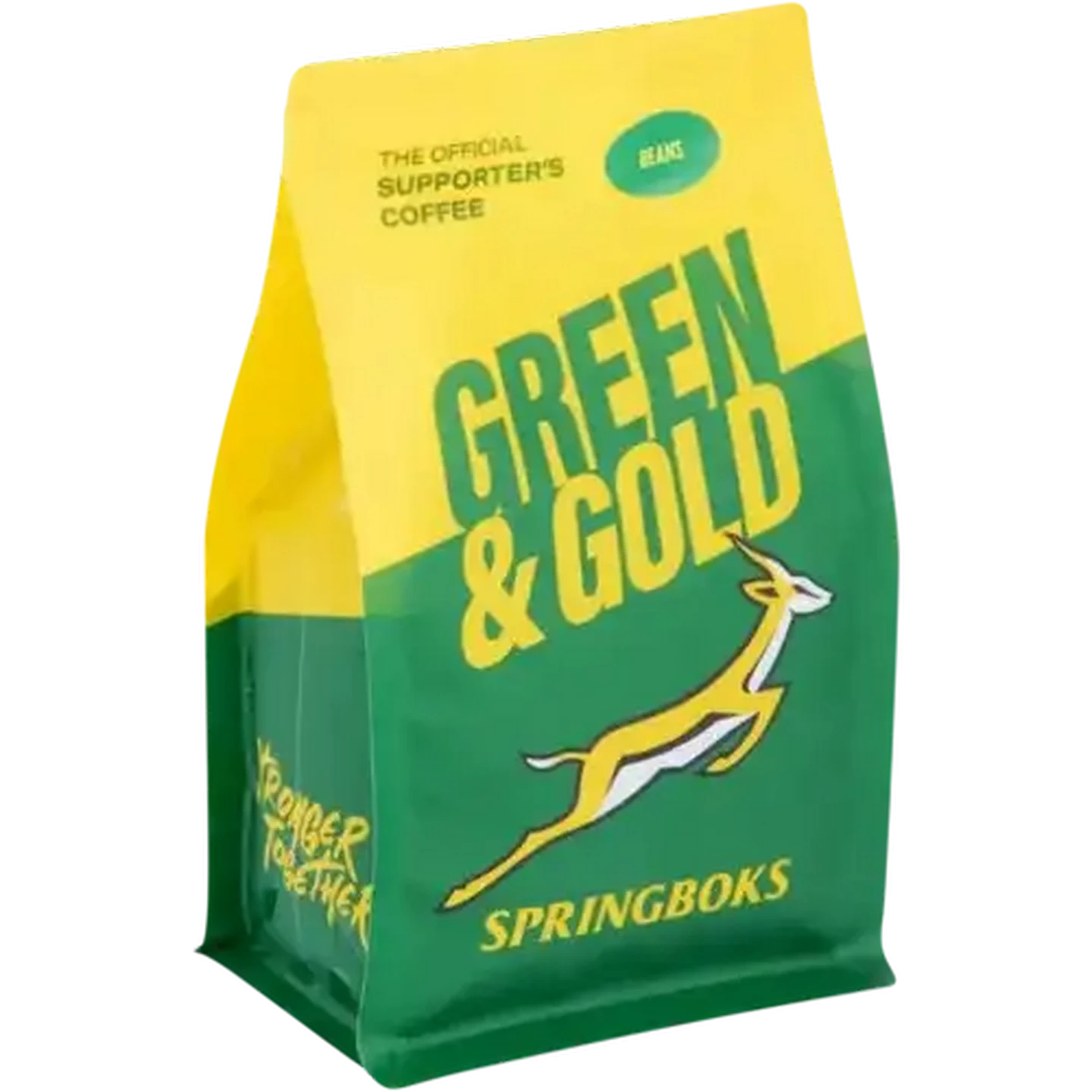 Image of Terbodore Springboks Green & Gold Coffee Beans 250g