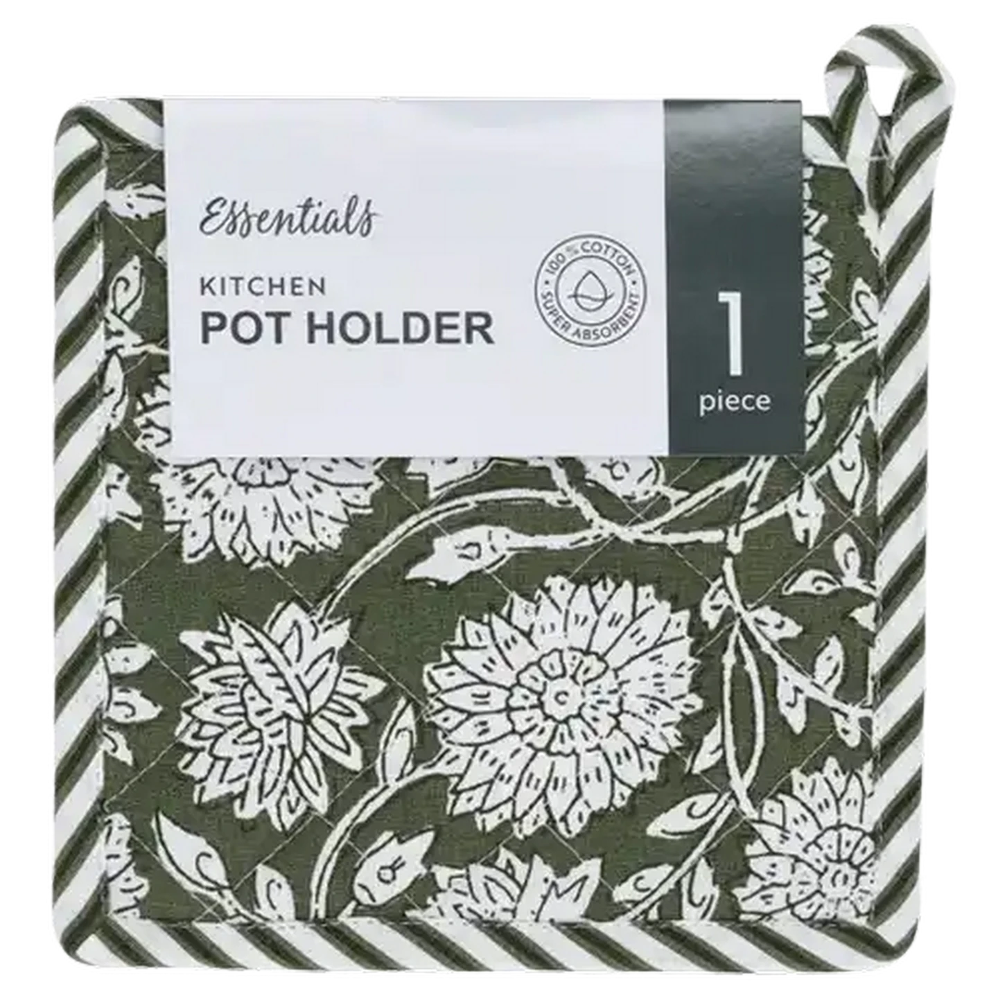 Image of Essentials Sage Malvern Pot Holder 20 x 20cm