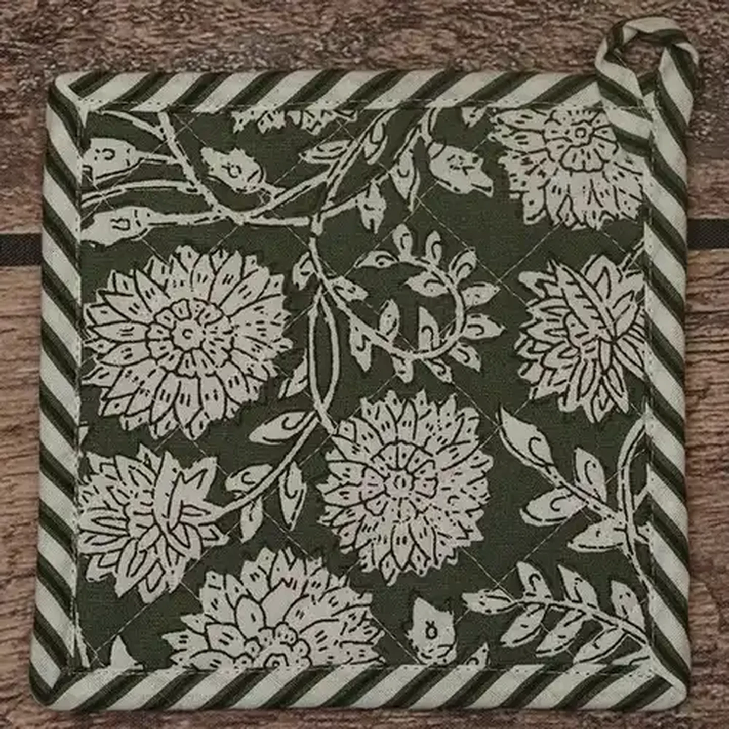 Image of Essentials Sage Malvern Pot Holder 20 x 20cm