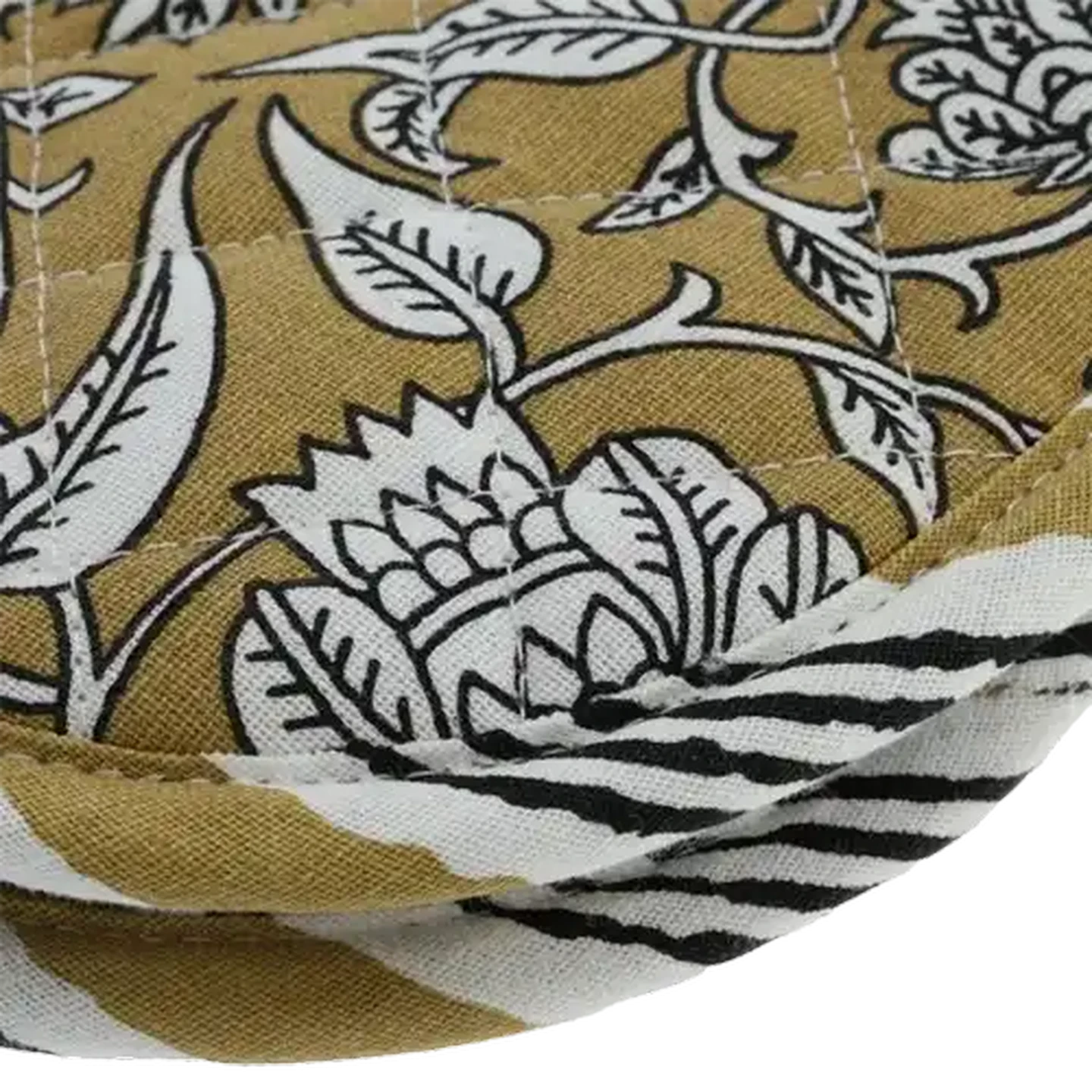 Image of Essentials Mayfair Mustard Double Oven Glove 18 x 78cm