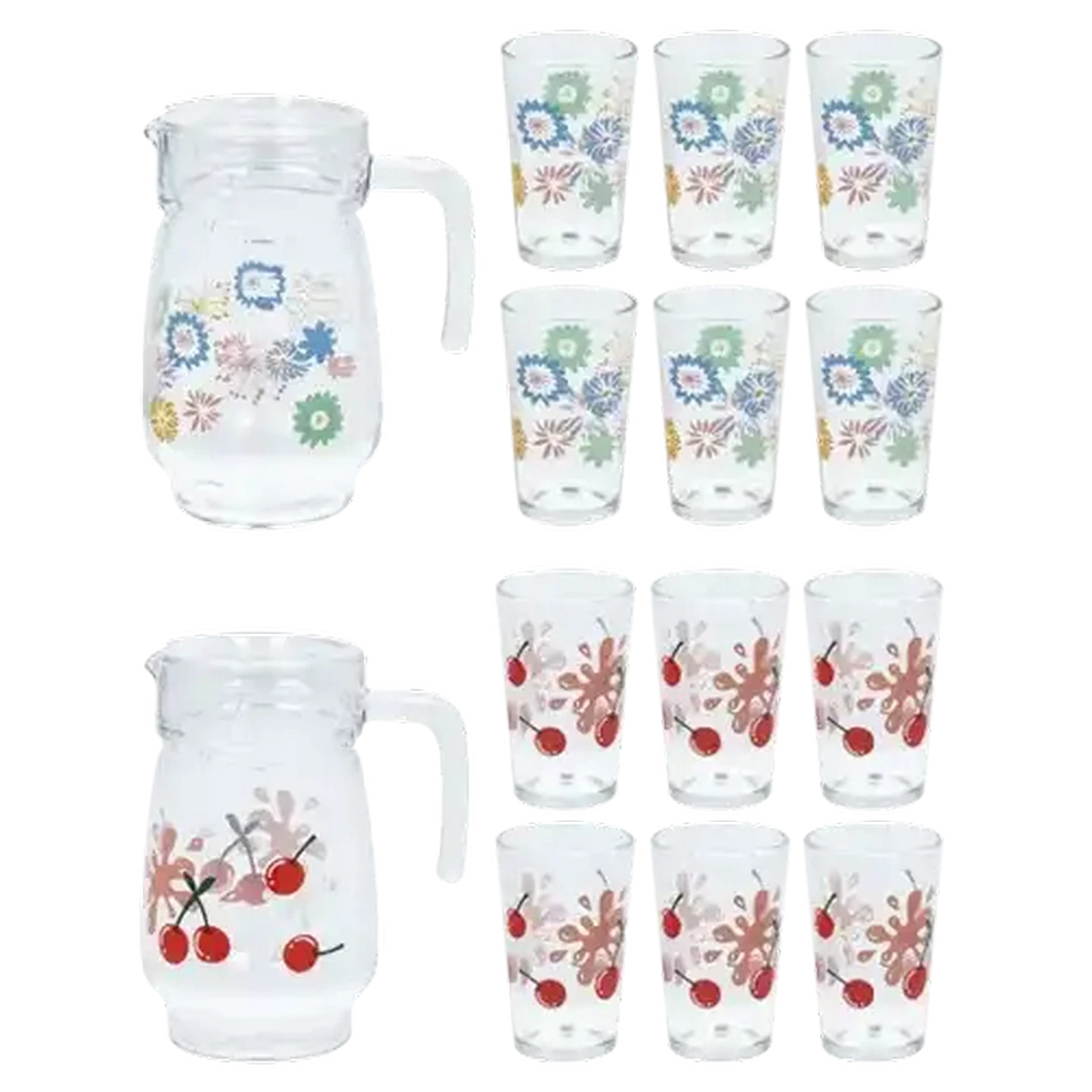 Checkers Sixty60 | Cherry or Blossom Glass Drink Set 7 Piece (Type