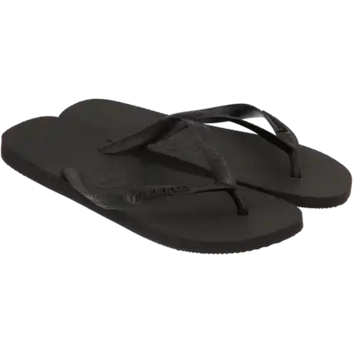 Image of Havaianas Unisex Top Black Sandals 37/38 (Size 4/5)