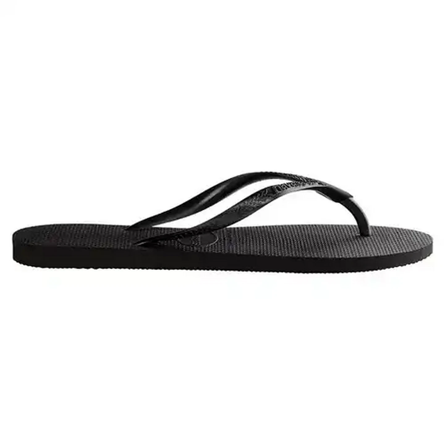 Image of Havaianas Ladies Slim Black Sandals 35/36 (Size 3)