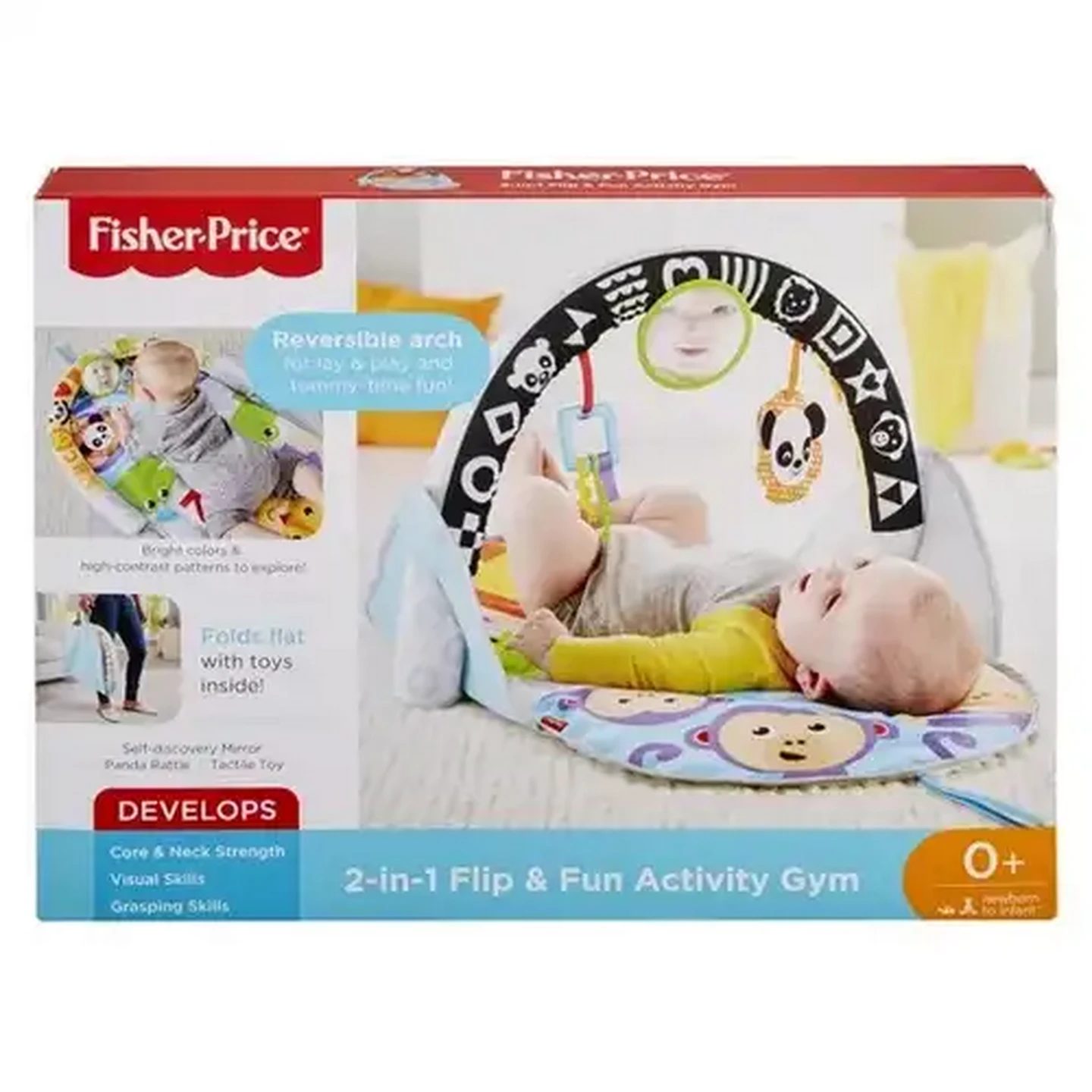 Image of Fisher-Price 2-In-1 Flip & Fun Activity Gym