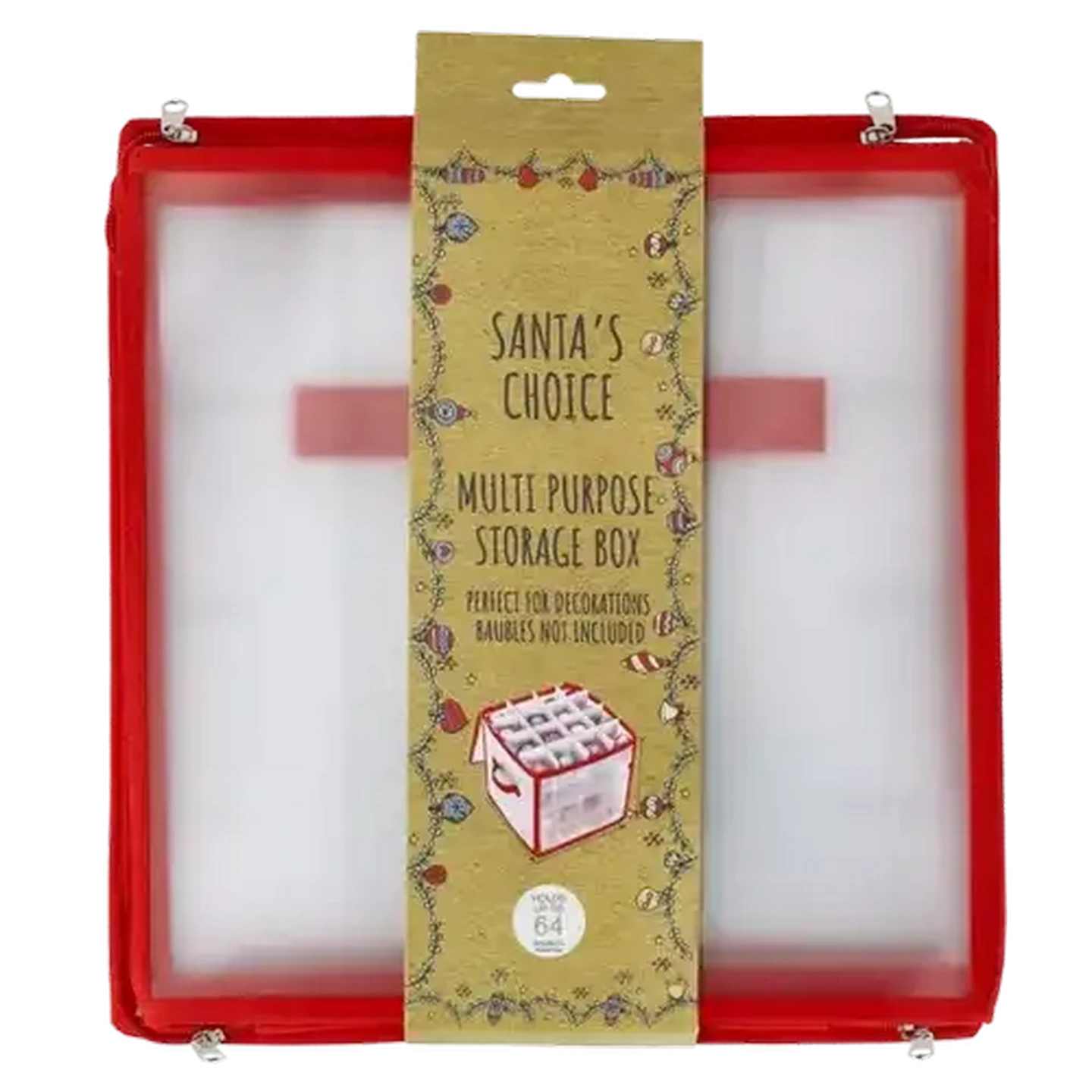 Image of Santa's Choice Multi Purpose Bauble Storage Bag