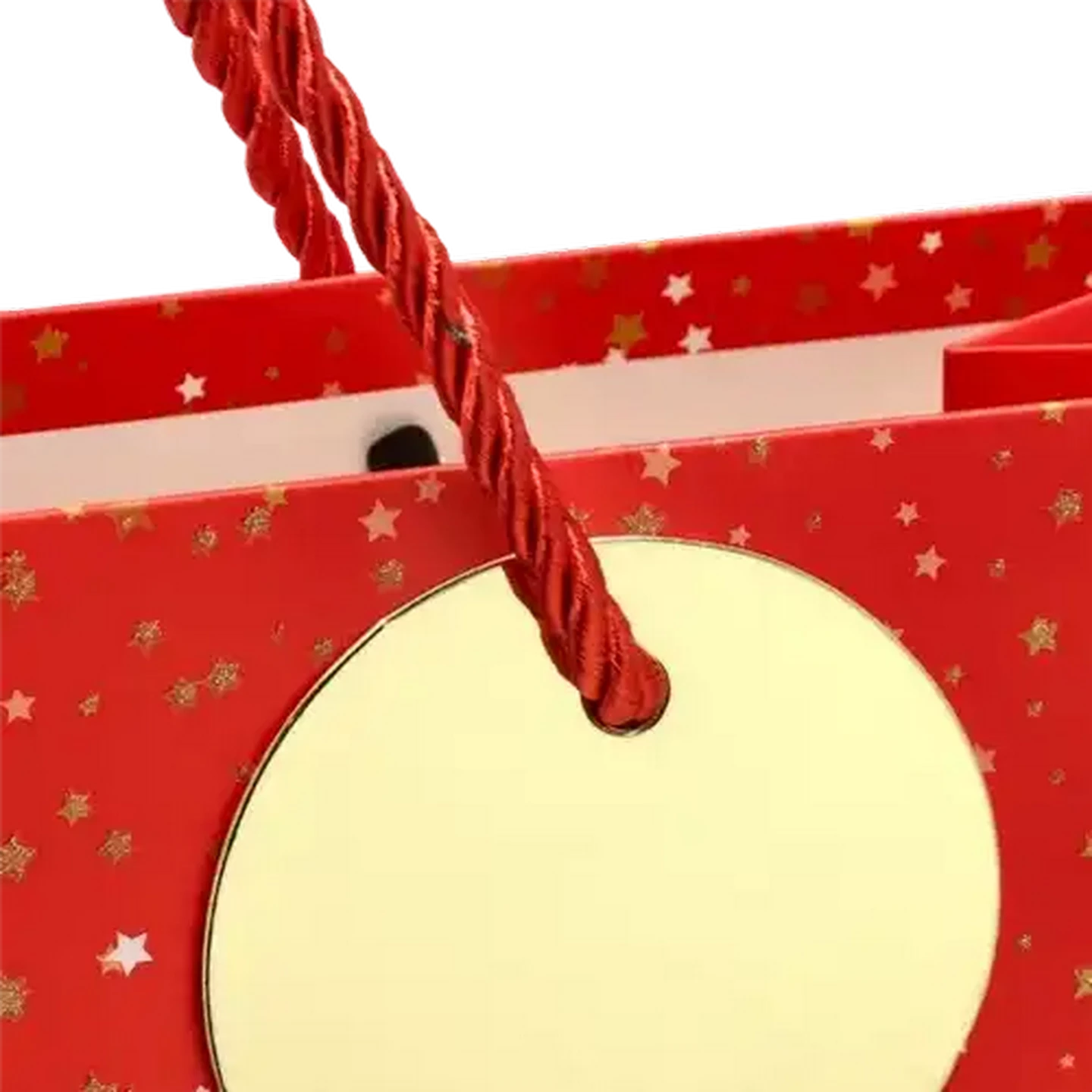 Image of Christmas Medium Foil Gift Bag (Colour May Vary)