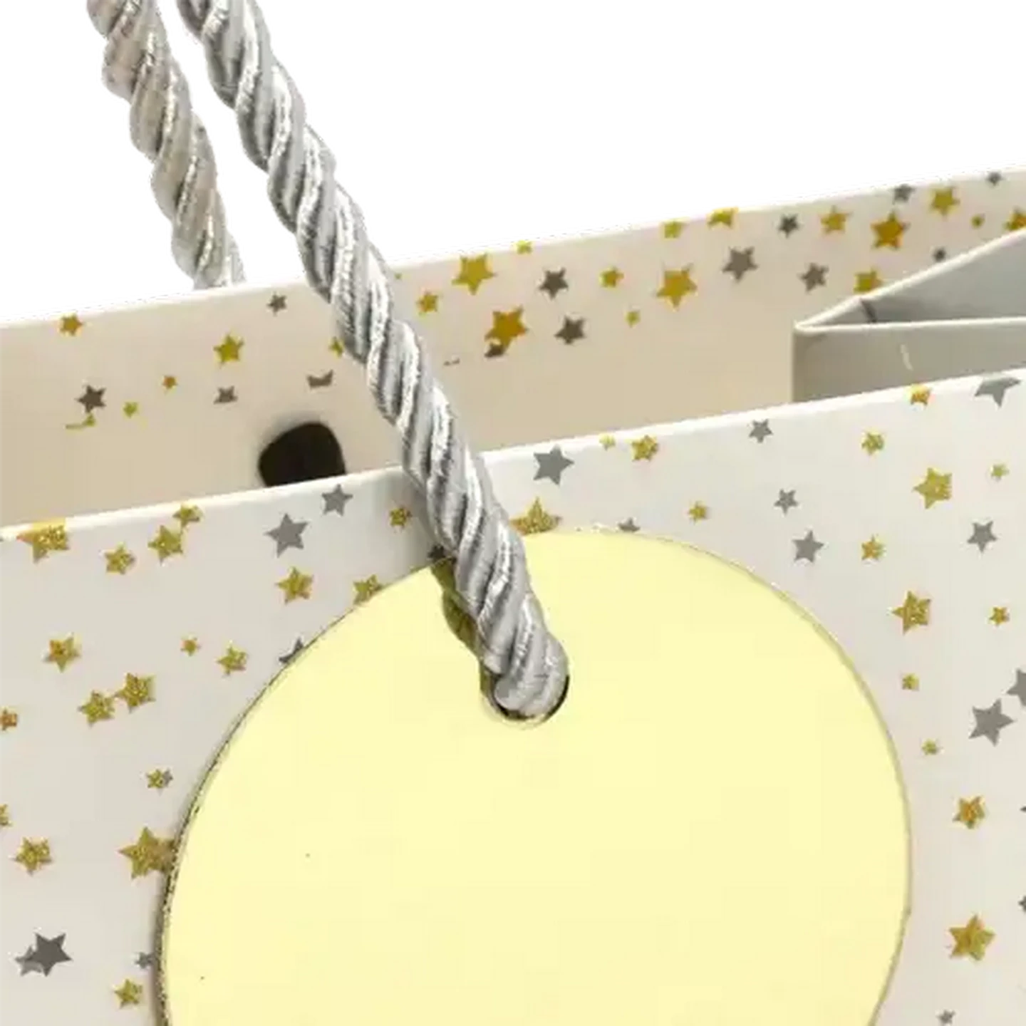 Image of Christmas Medium Foil Gift Bag (Colour May Vary)