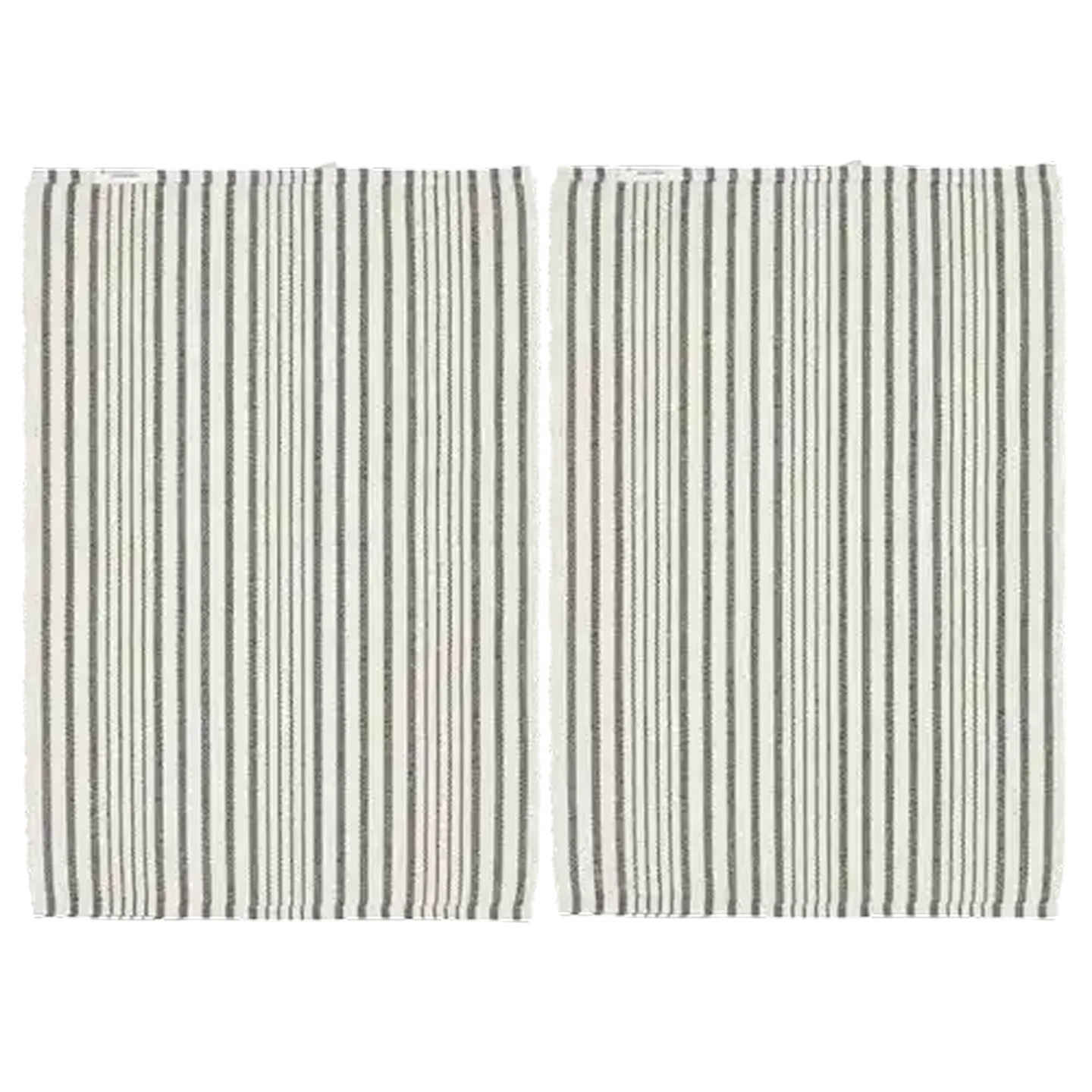 Image of Essentials Grey Ribbed Placemat 2 Piece 30 x 45cm