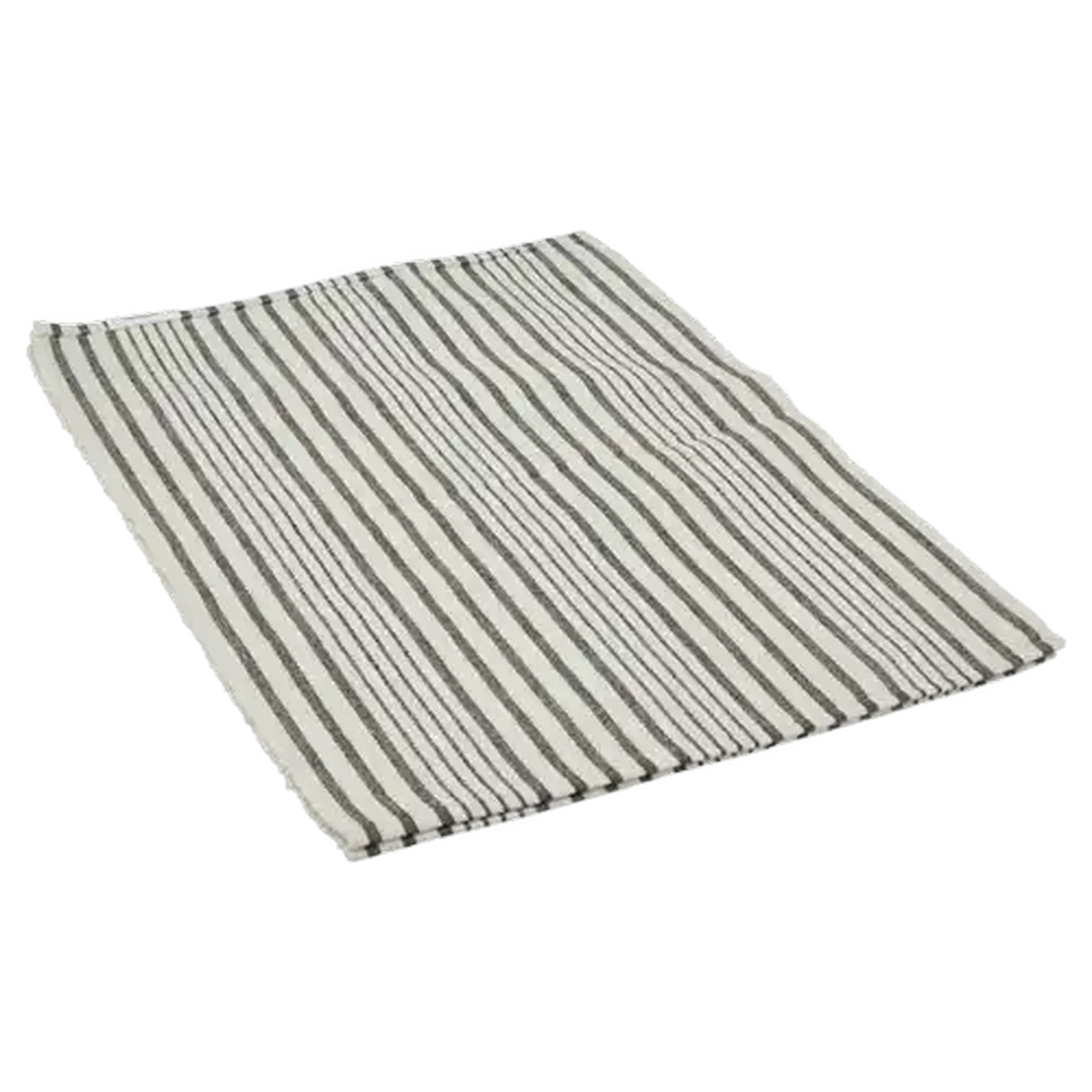 Image of Essentials Grey Ribbed Placemat 2 Piece 30 x 45cm