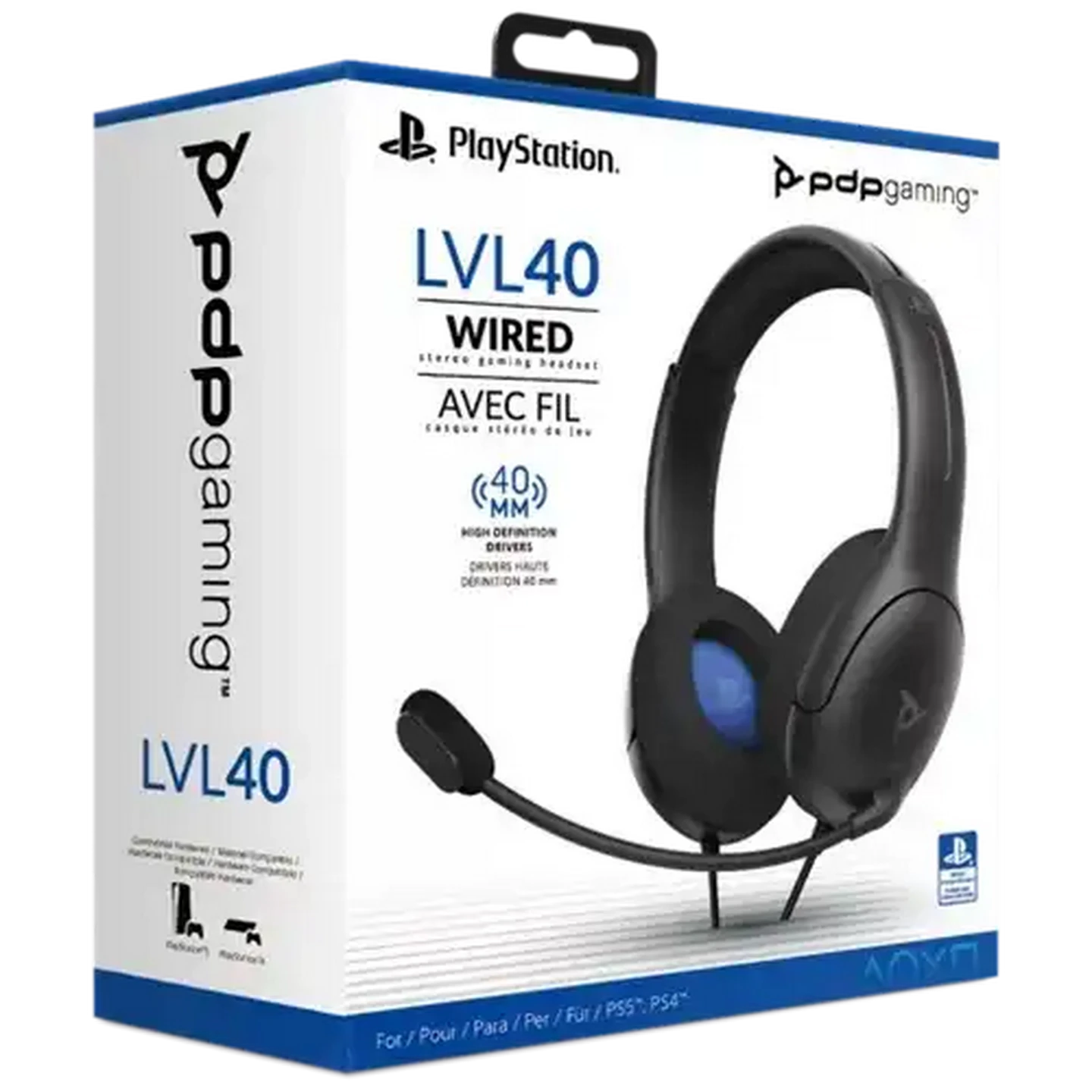 Image of PDP LVL40 Wired Headset PS4