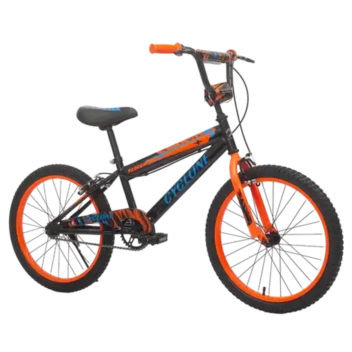 Checkers Sixty60 | Cyclone BMX Black & Orange Bicycle 20 Inch