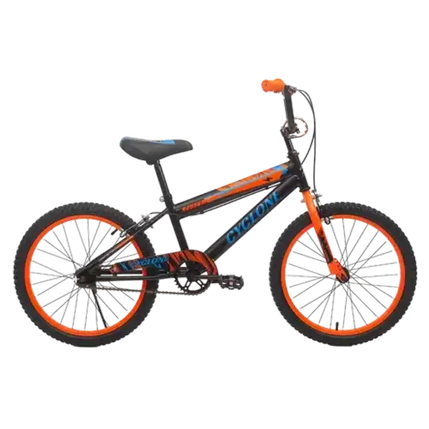 Checkers Sixty60 | Cyclone BMX Black & Orange Bicycle 20 Inch