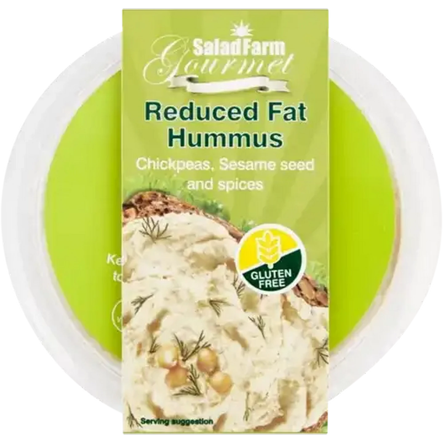 Image of Salad Farm Gourmet Reduced Fat Hummus 140g