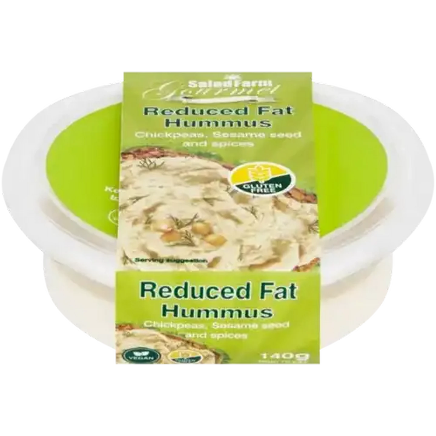 Image of Salad Farm Gourmet Reduced Fat Hummus 140g