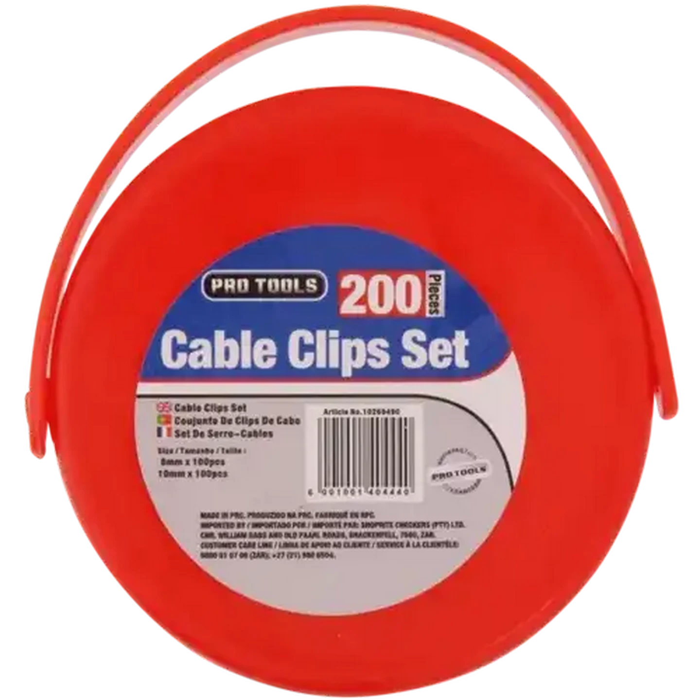 Image of Pro Tools Cable Clip Set 200 Pieces