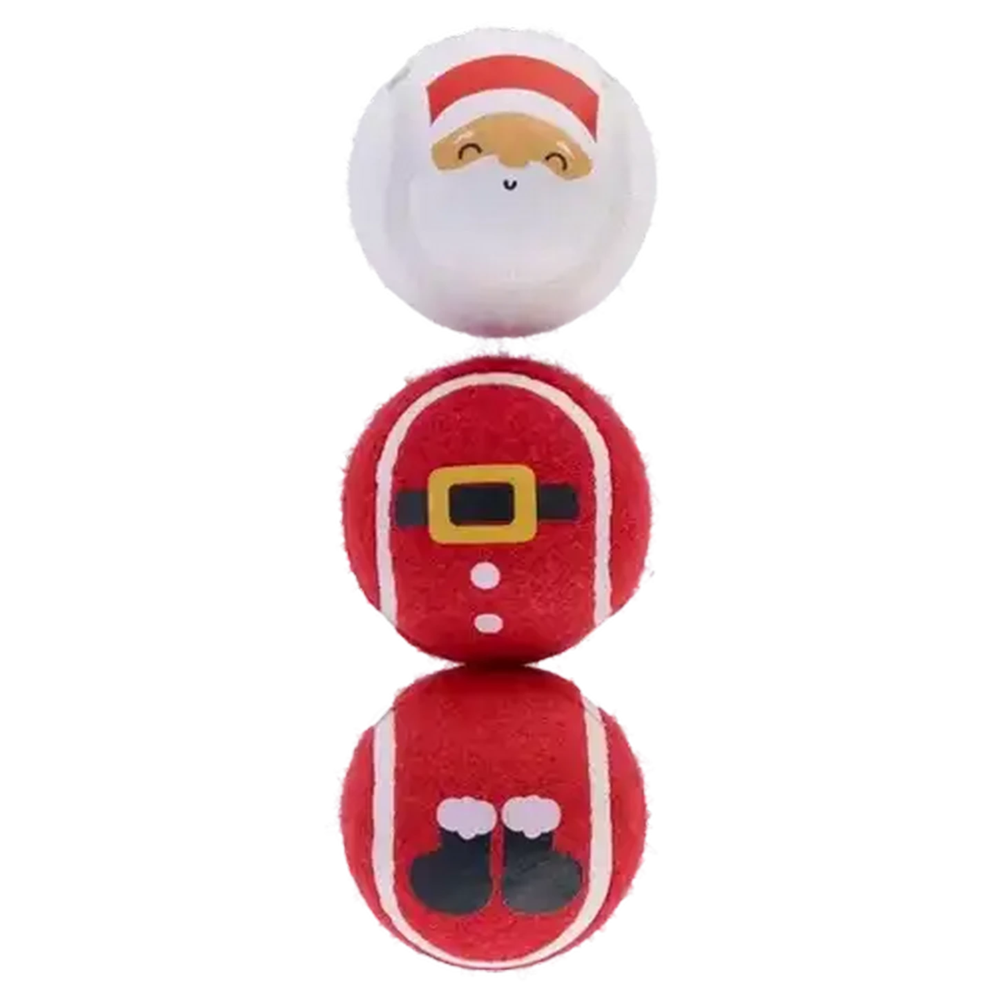 Image of Santa's Choice Tennis Ball Dog Toy 3 Piece